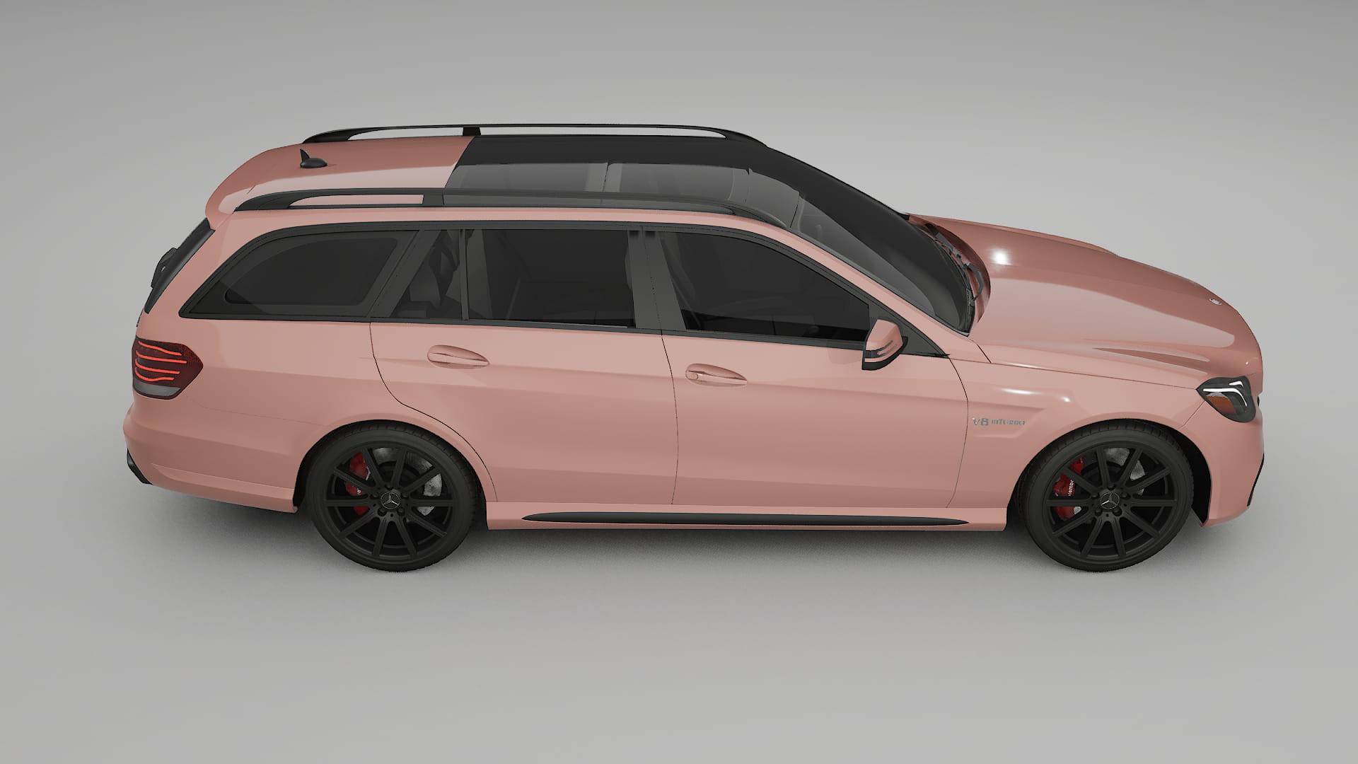 Mercedes E63 AMG Combi W212 facelift LCI TPU Fényezésvédő Fólia | BLUSH Színváltós PPF – Teljesen Elővágott Készlet