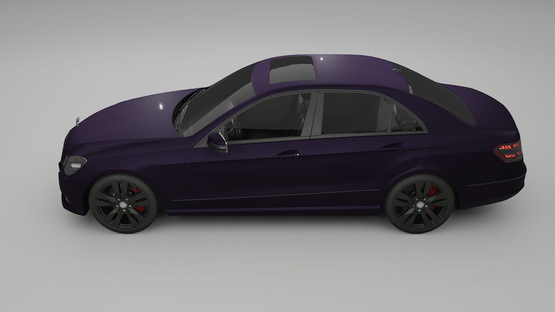 Mercedes E Class Sedan W212 Prefacelift pre LCI TPU Fényezésvédő Fólia | VIOLET Színváltós PPF – Teljesen Elővágott 