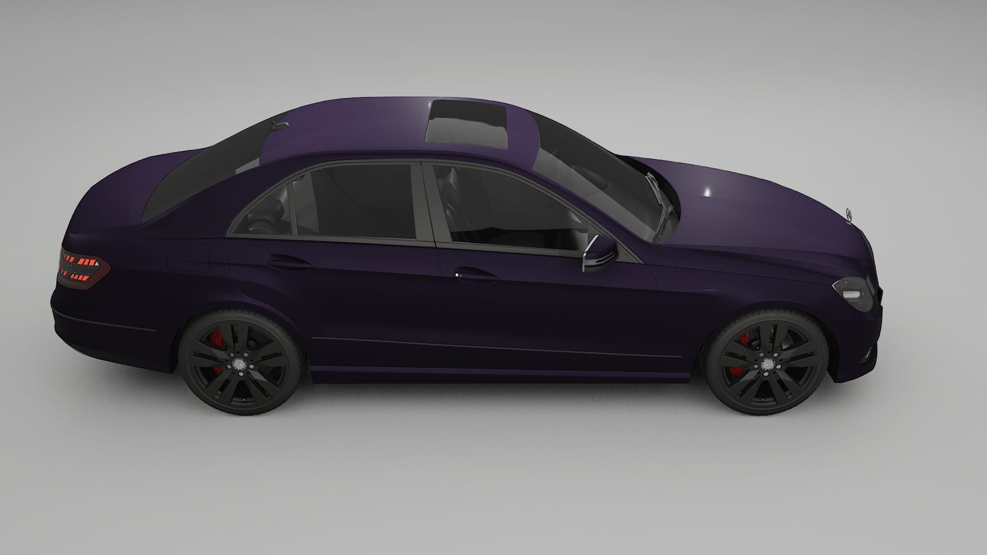 Mercedes E Class Sedan W212 Prefacelift pre LCI TPU Fényezésvédő Fólia | VIOLET Színváltós PPF – Teljesen Elővágott 