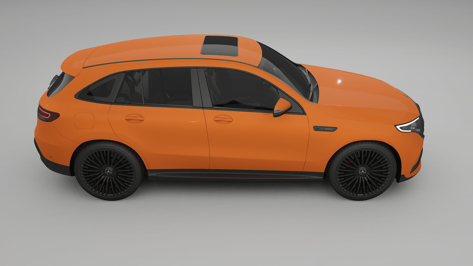 Mercedes EQC AMG TPU Fényezésvédő Fólia | ROCKET Színváltós PPF – Teljesen Elővágott Készlet