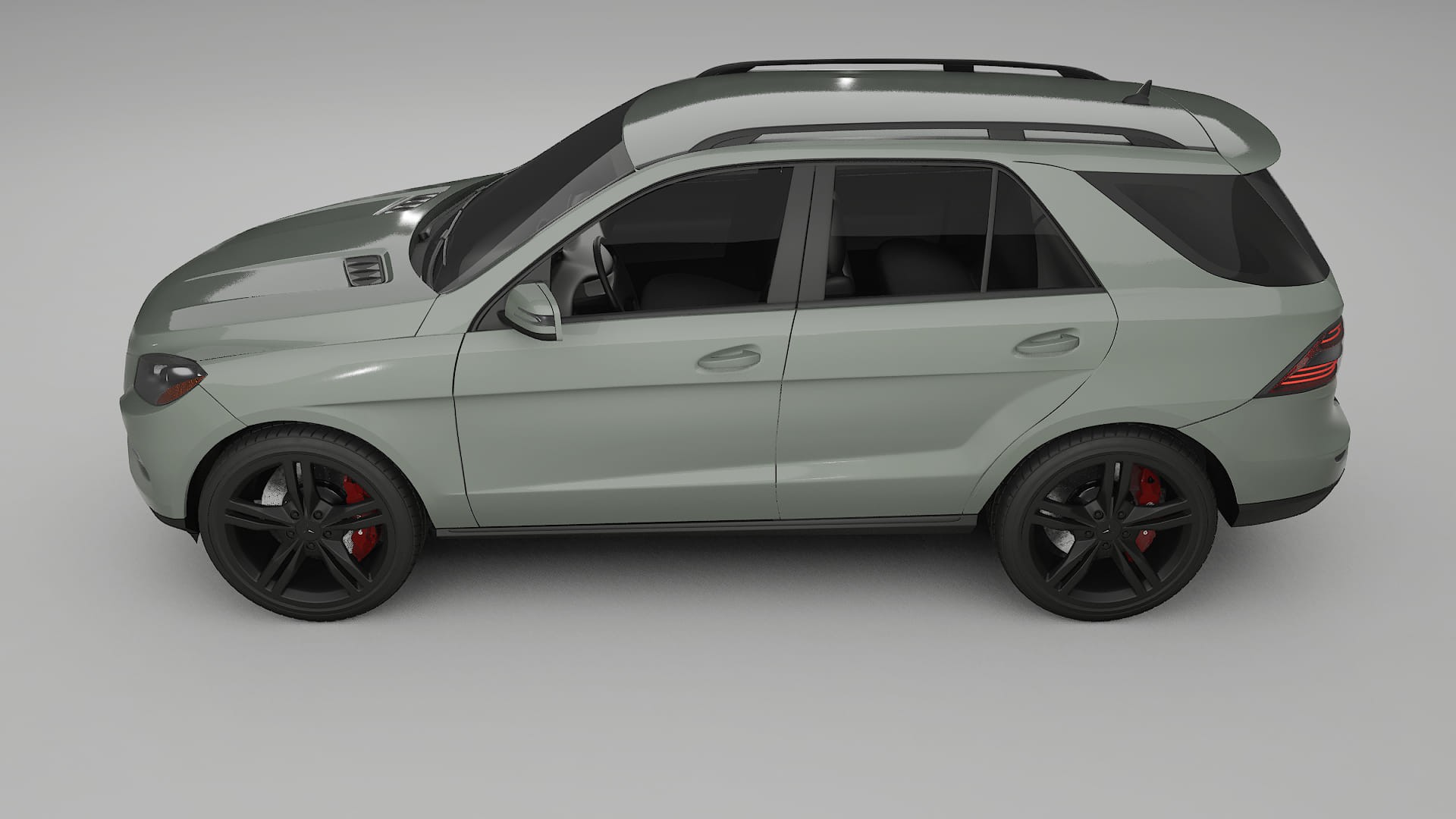 Mercedes M class W166 TPU Fényezésvédő Fólia | SLATE Színváltós PPF – Teljesen Elővágott Készlet