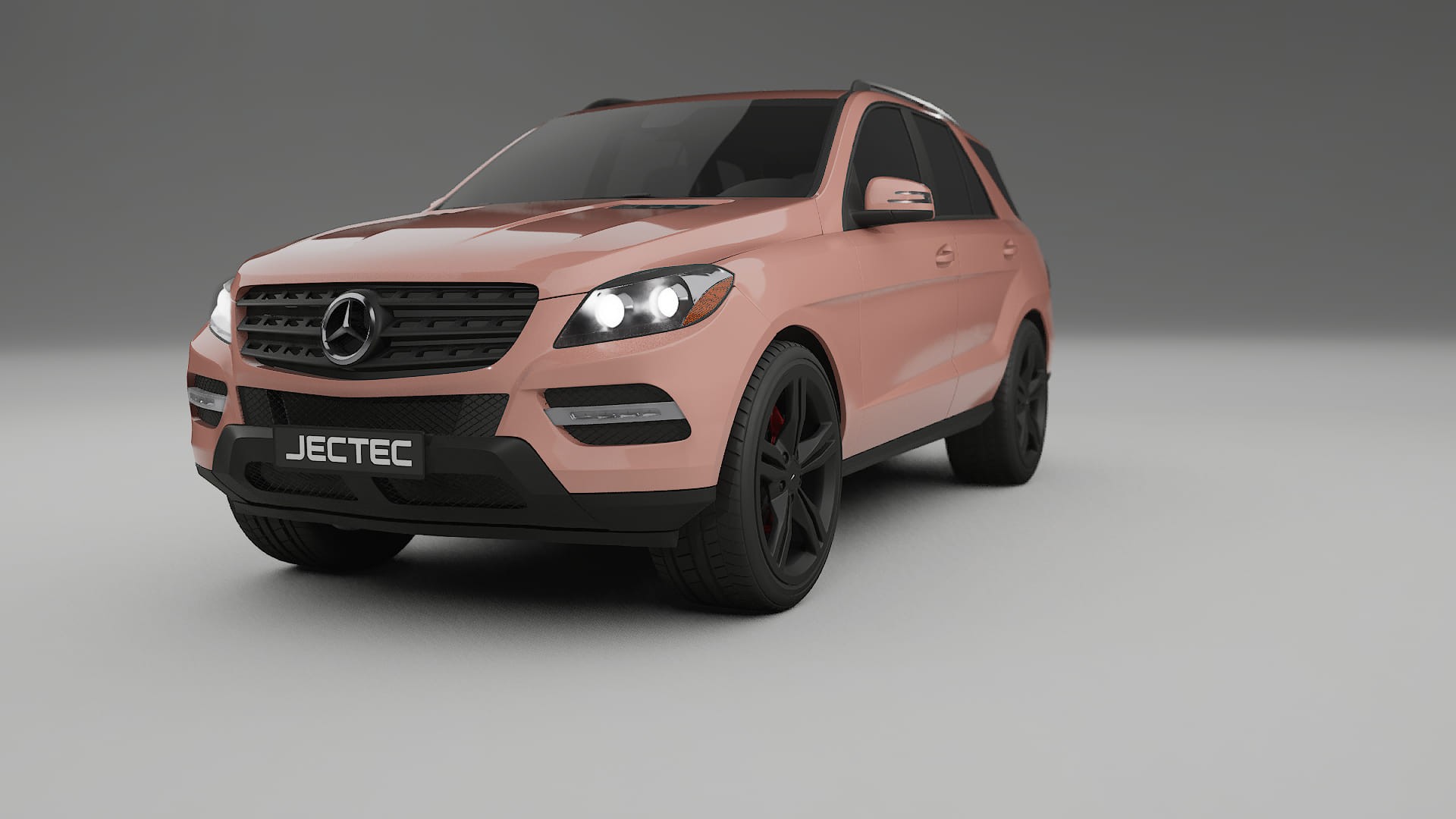 Mercedes M class W166 TPU Fényezésvédő Fólia | BLUSH Színváltós PPF – Teljesen Elővágott Készlet