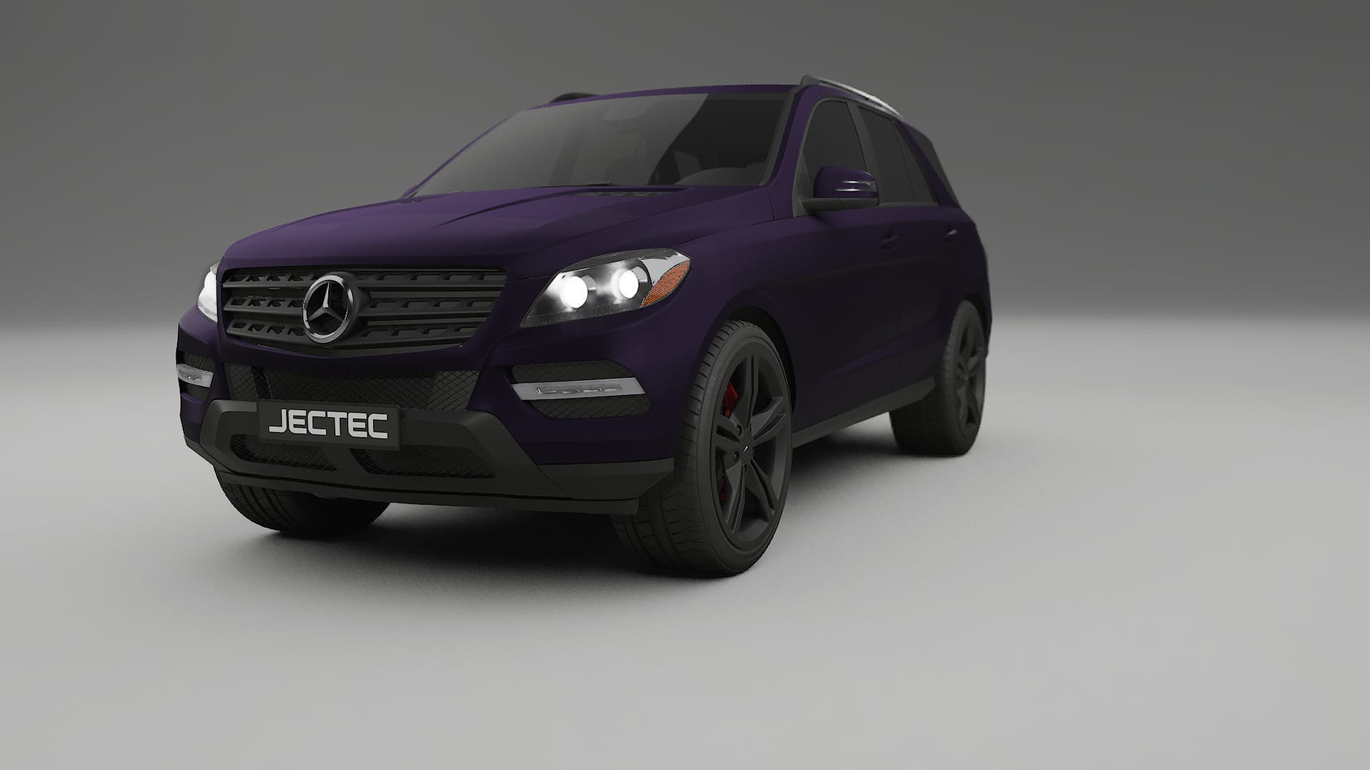 Mercedes M class W166 TPU Fényezésvédő Fólia | VIOLET Színváltós PPF – Teljesen Elővágott Készlet
