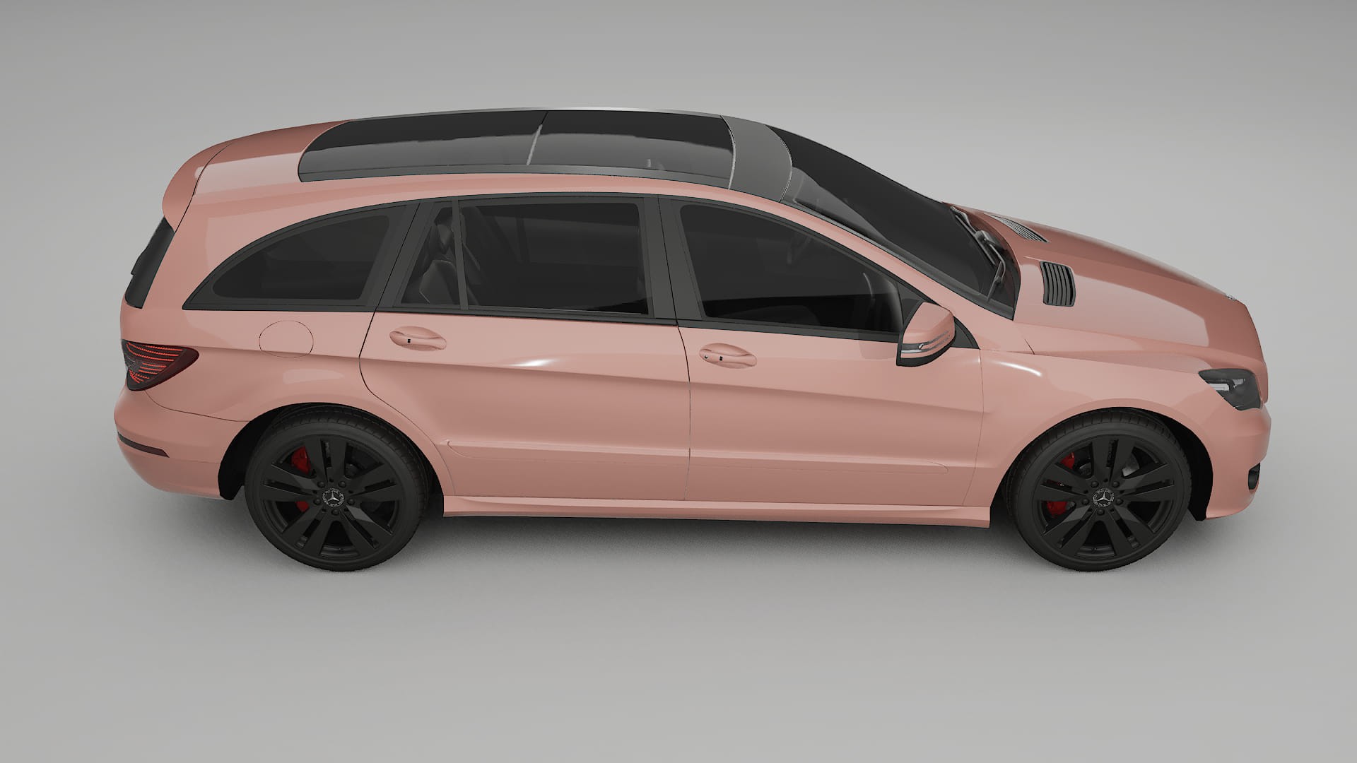 Mercedes R class W251 facelift LCI TPU Fényezésvédő Fólia | BLUSH Színváltós PPF – Teljesen Elővágott Készlet