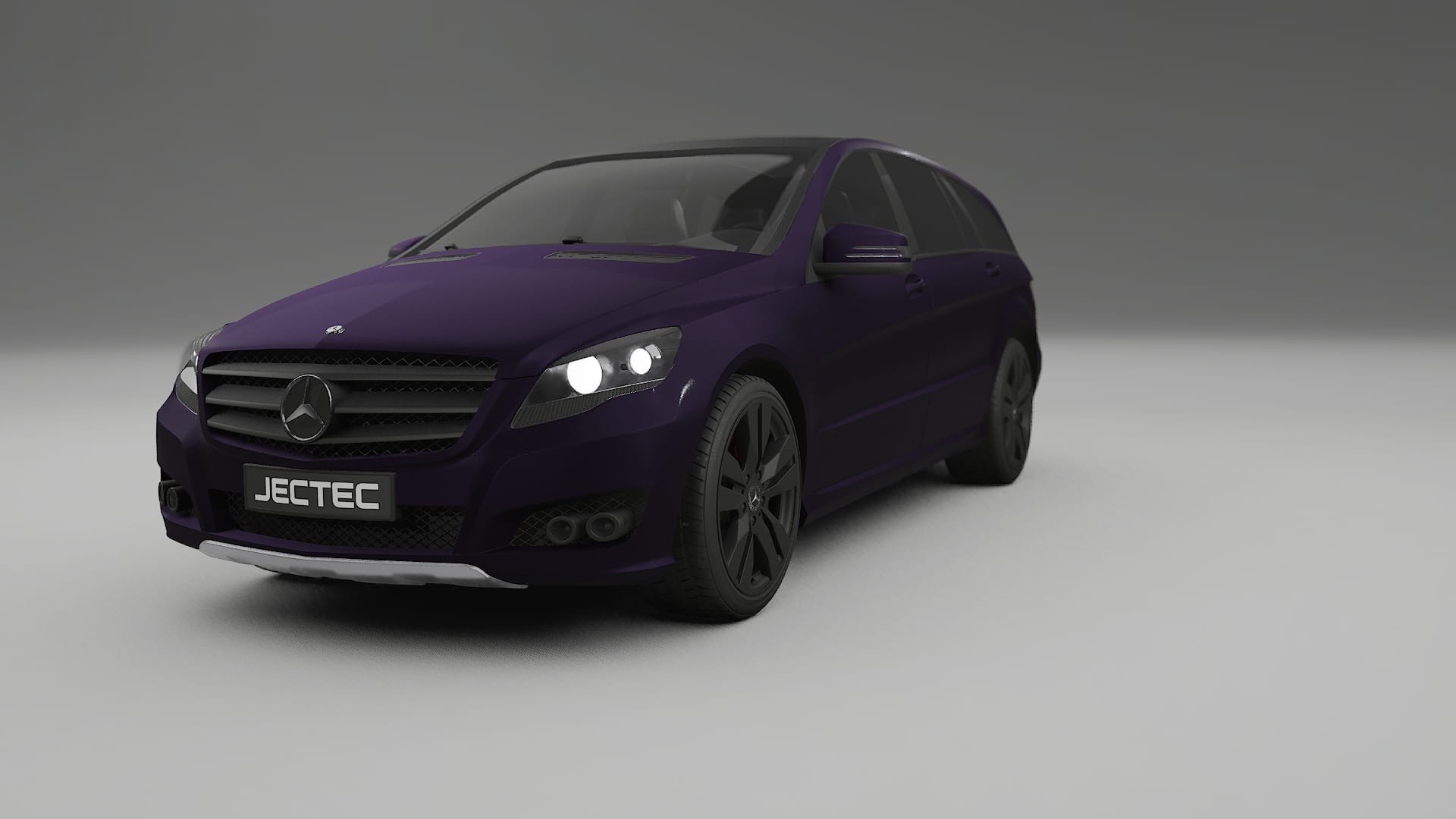 Mercedes R class W251 facelift LCI TPU Fényezésvédő Fólia | VIOLET Színváltós PPF – Teljesen Elővágott Készlet