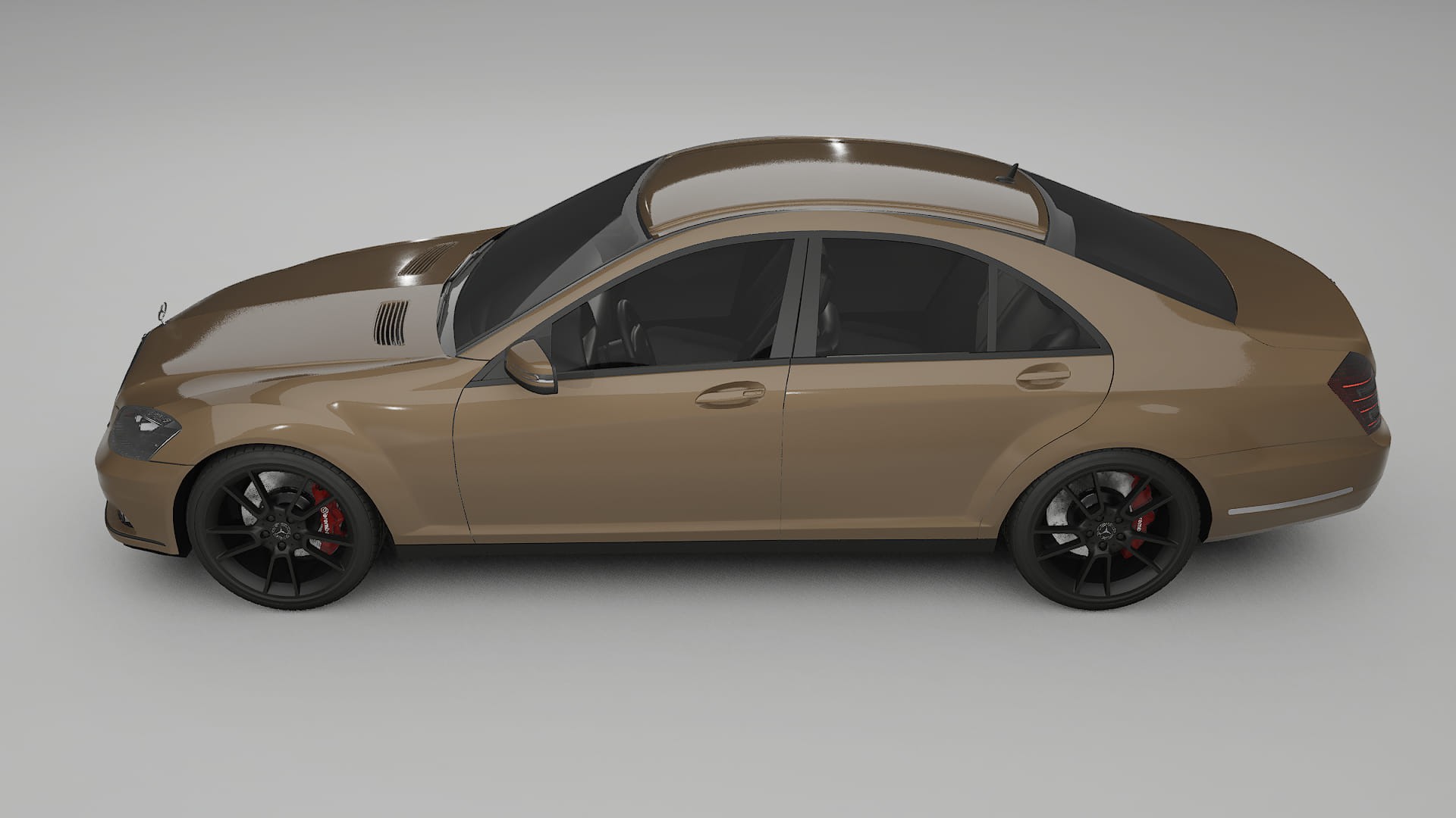 Mercedes S class W221 facelift LCI TPU Fényezésvédő Fólia | SAHARA Színváltós PPF – Teljesen Elővágott Készlet