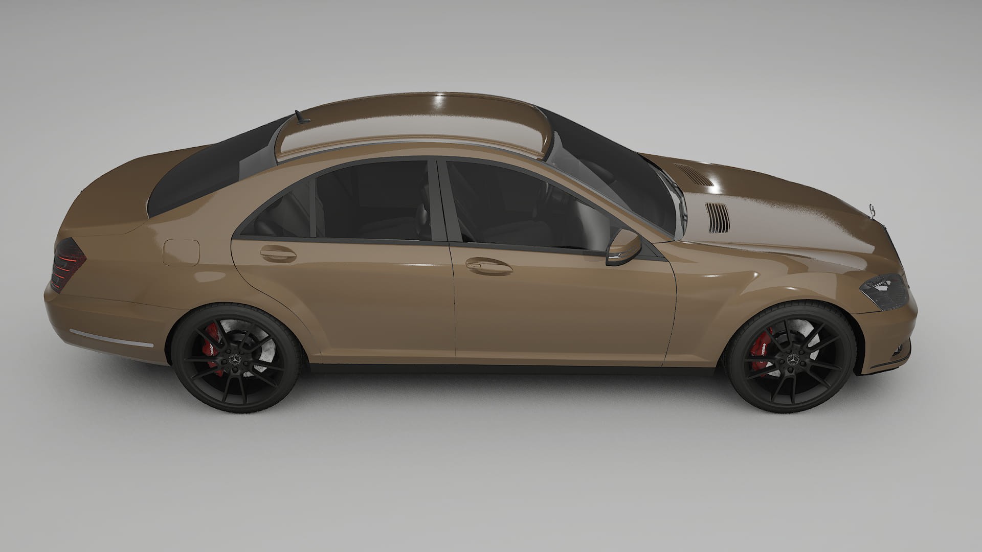 Mercedes S class W221 facelift LCI TPU Fényezésvédő Fólia | SAHARA Színváltós PPF – Teljesen Elővágott Készlet