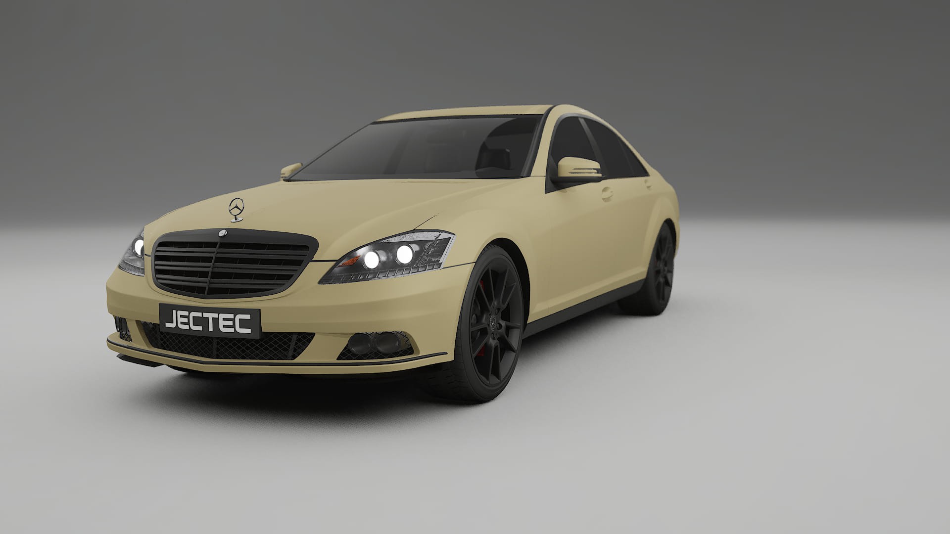 Mercedes S class W221 facelift LCI TPU Fényezésvédő Fólia | SAND Színváltós PPF – Teljesen Elővágott Készlet