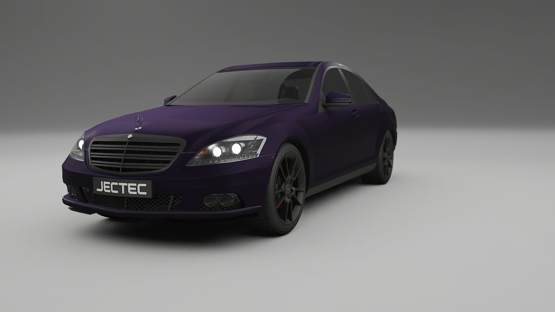 Mercedes S class W221 facelift LCI TPU Fényezésvédő Fólia | VIOLET Színváltós PPF – Teljesen Elővágott Készlet
