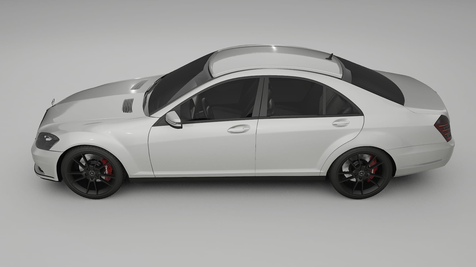 Mercedes S class W221 facelift LCI TPU Fényezésvédő Fólia | PEARL Színváltós PPF – Teljesen Elővágott Készlet