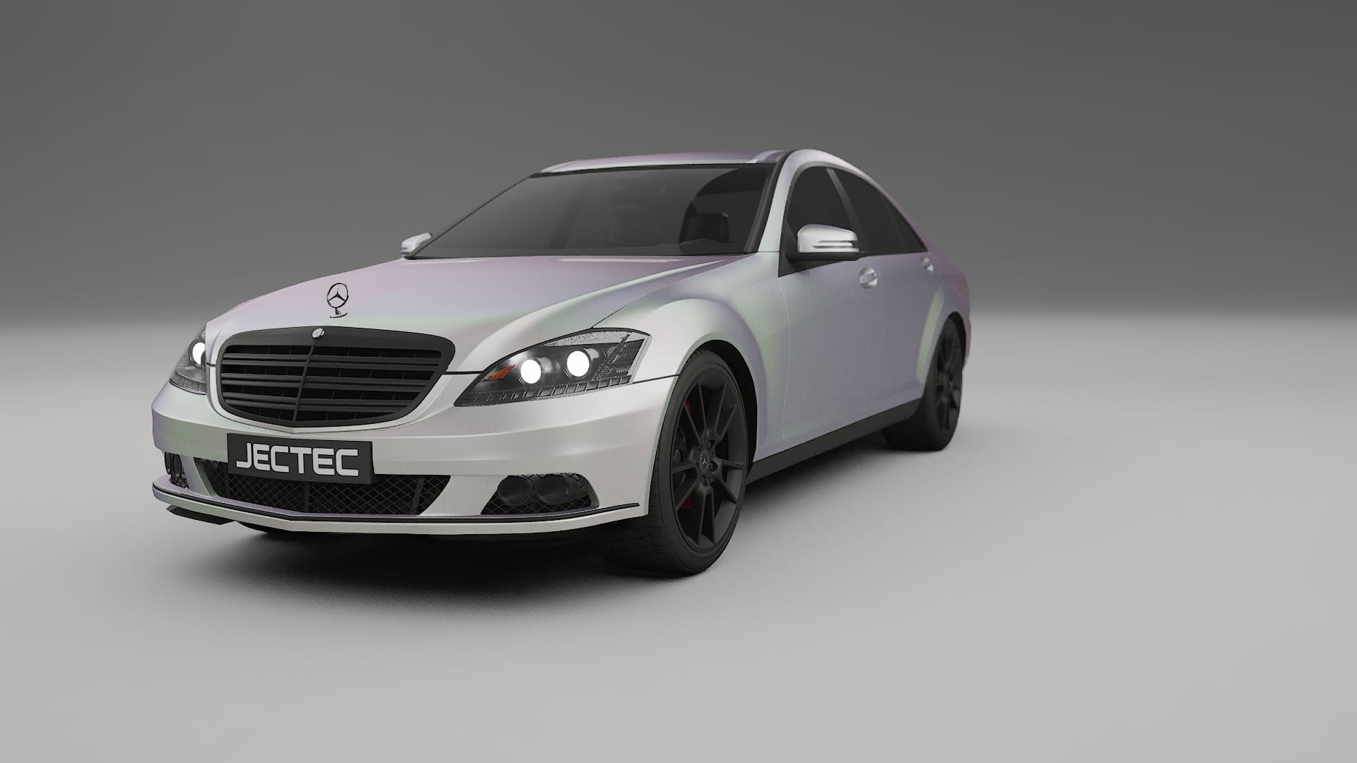 Mercedes S class W221 facelift LCI TPU Fényezésvédő Fólia | NEBULA Színváltós PPF – Teljesen Elővágott Készlet