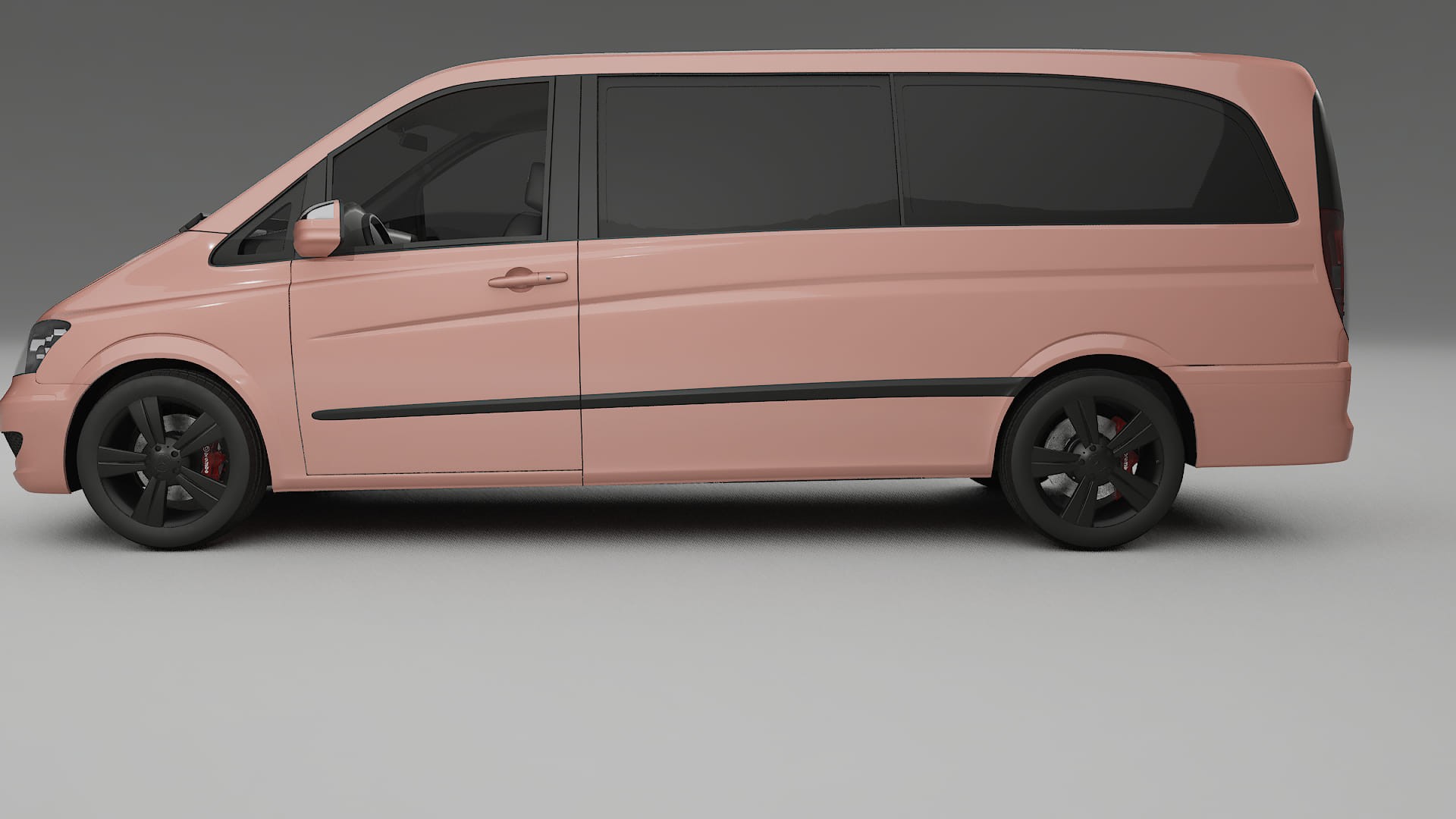 Mercedes Viano Extralong W439 Facelift LCI TPU Fényezésvédő Fólia | BLUSH Színváltós PPF – Teljesen Elővágott Készl 2