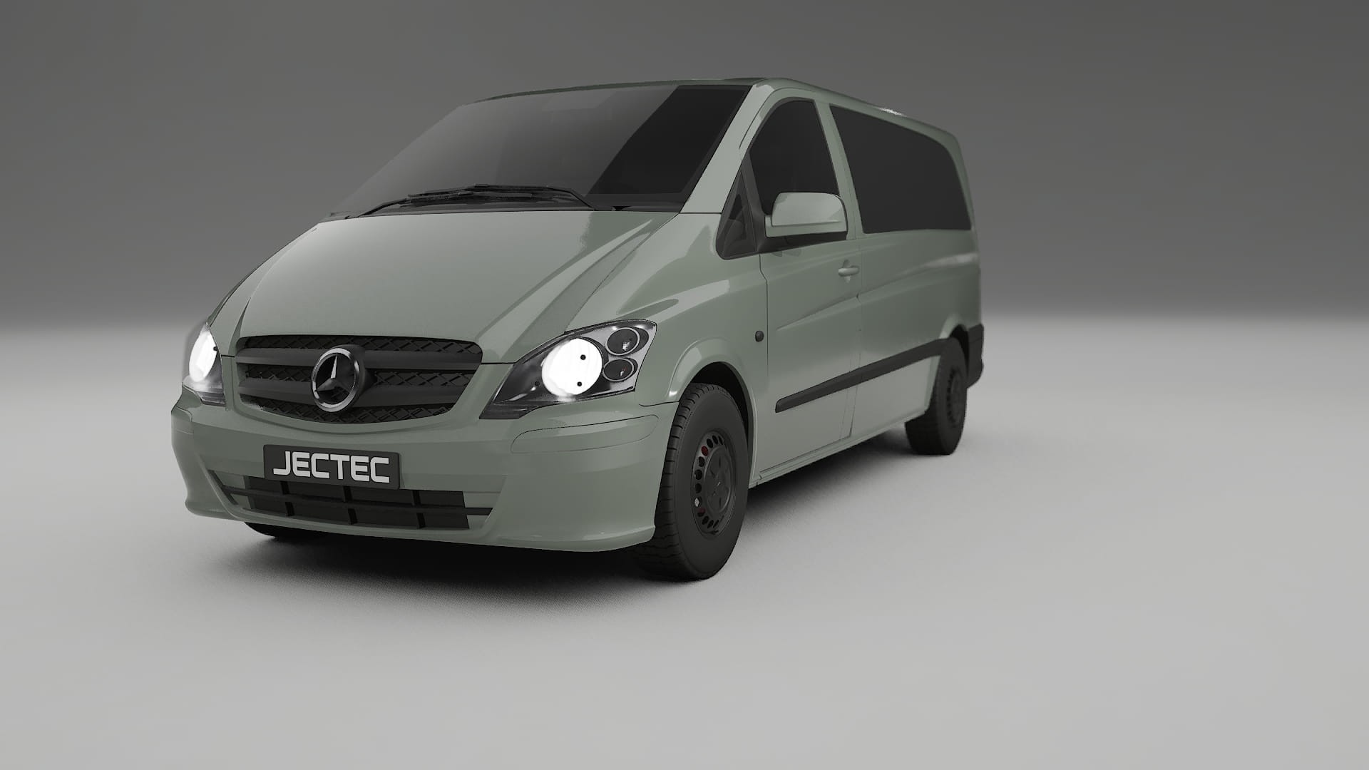 Mercedes Vito Short W639 facelift LCI TPU Fényezésvédő Fólia | SLATE Színváltós PPF – Teljesen Elővágott Készlet