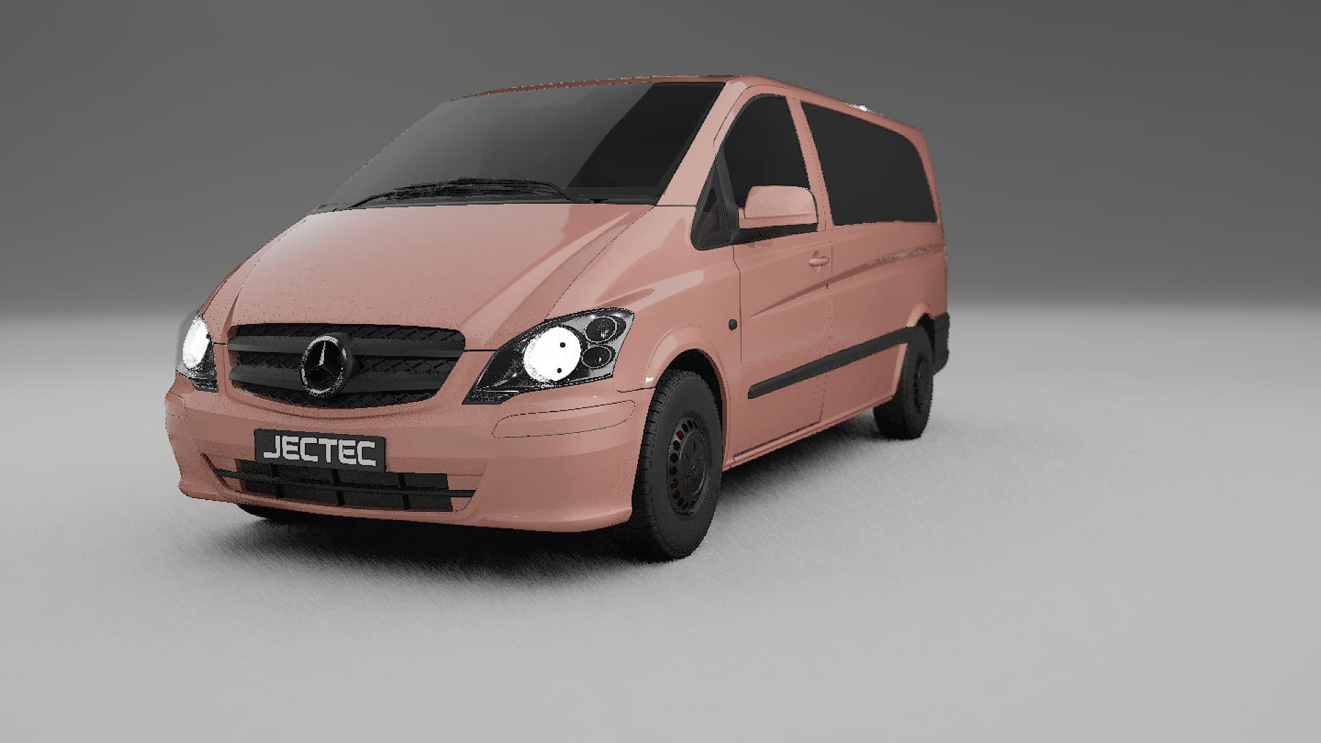 Mercedes Vito Short W639 facelift LCI TPU Fényezésvédő Fólia | BLUSH Színváltós PPF – Teljesen Elővágott Készlet