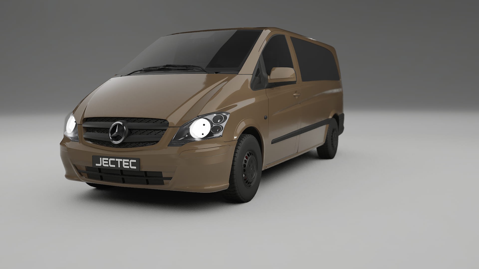 Mercedes Vito Short W639 facelift LCI TPU Fényezésvédő Fólia | SAHARA Színváltós PPF – Teljesen Elővágott Készlet