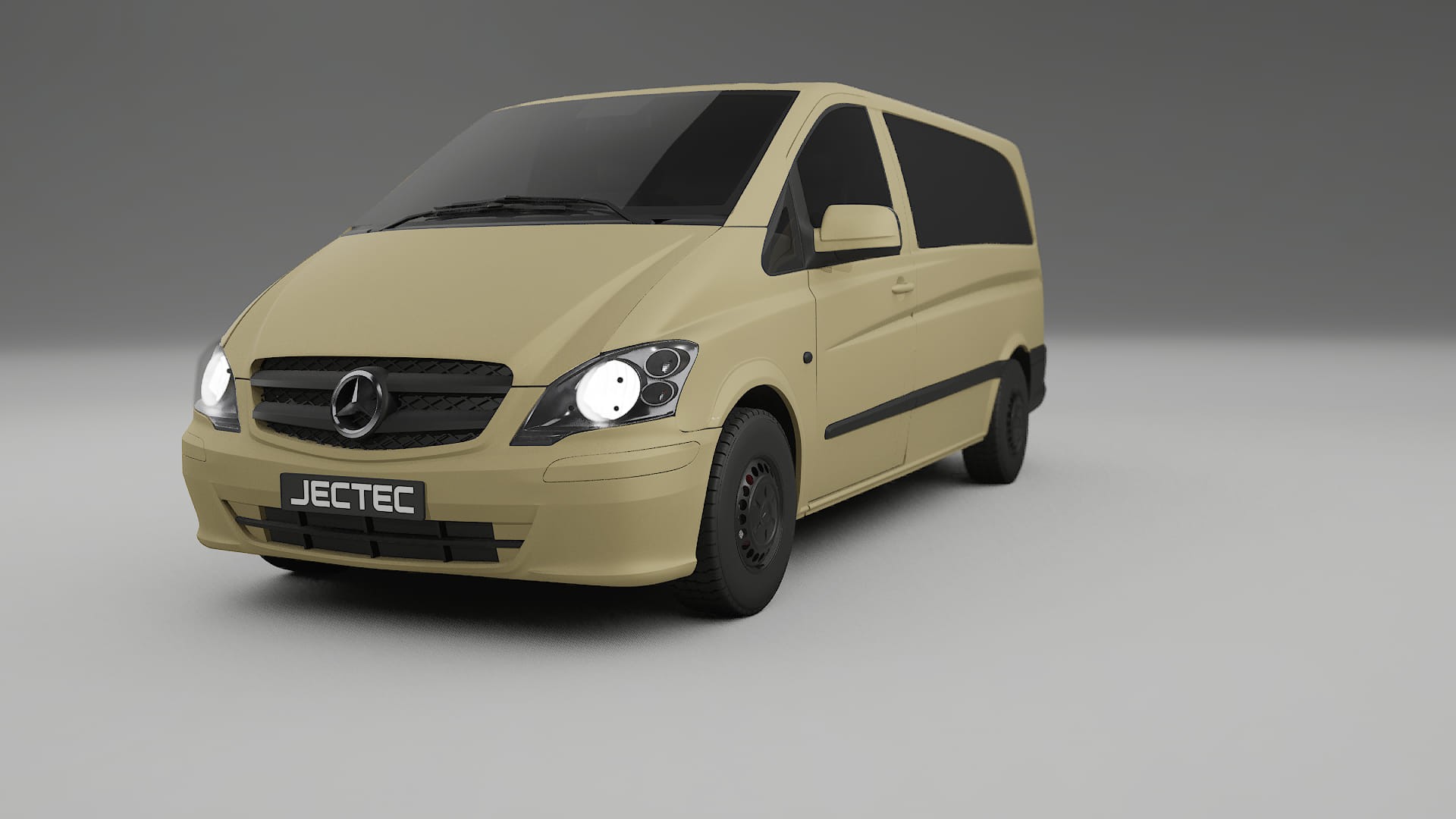 Mercedes Vito Short W639 facelift LCI TPU Fényezésvédő Fólia | SAND Színváltós PPF – Teljesen Elővágott Készlet