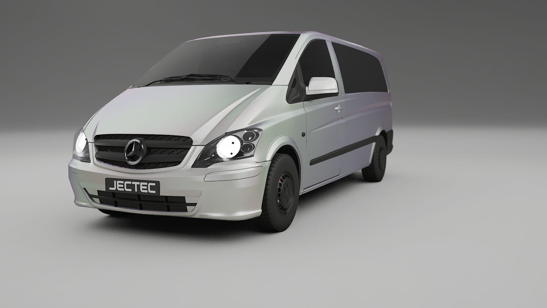 Mercedes Vito Short W639 facelift LCI TPU Fényezésvédő Fólia | NEBULA Színváltós PPF – Teljesen Elővágott Készlet