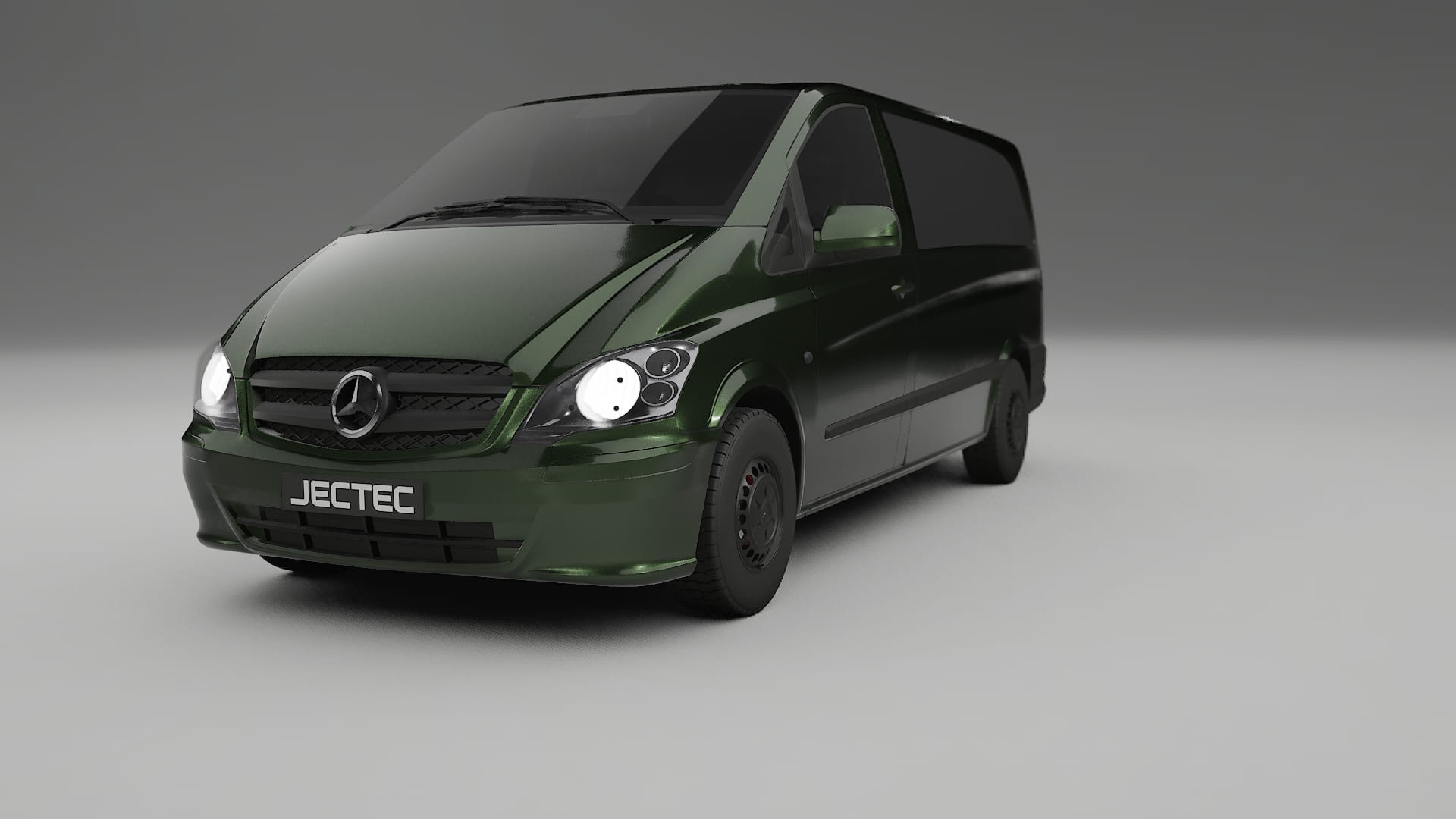 Mercedes Vito Short W639 facelift LCI TPU Fényezésvédő Fólia | LAGOON Színváltós PPF – Teljesen Elővágott Készlet