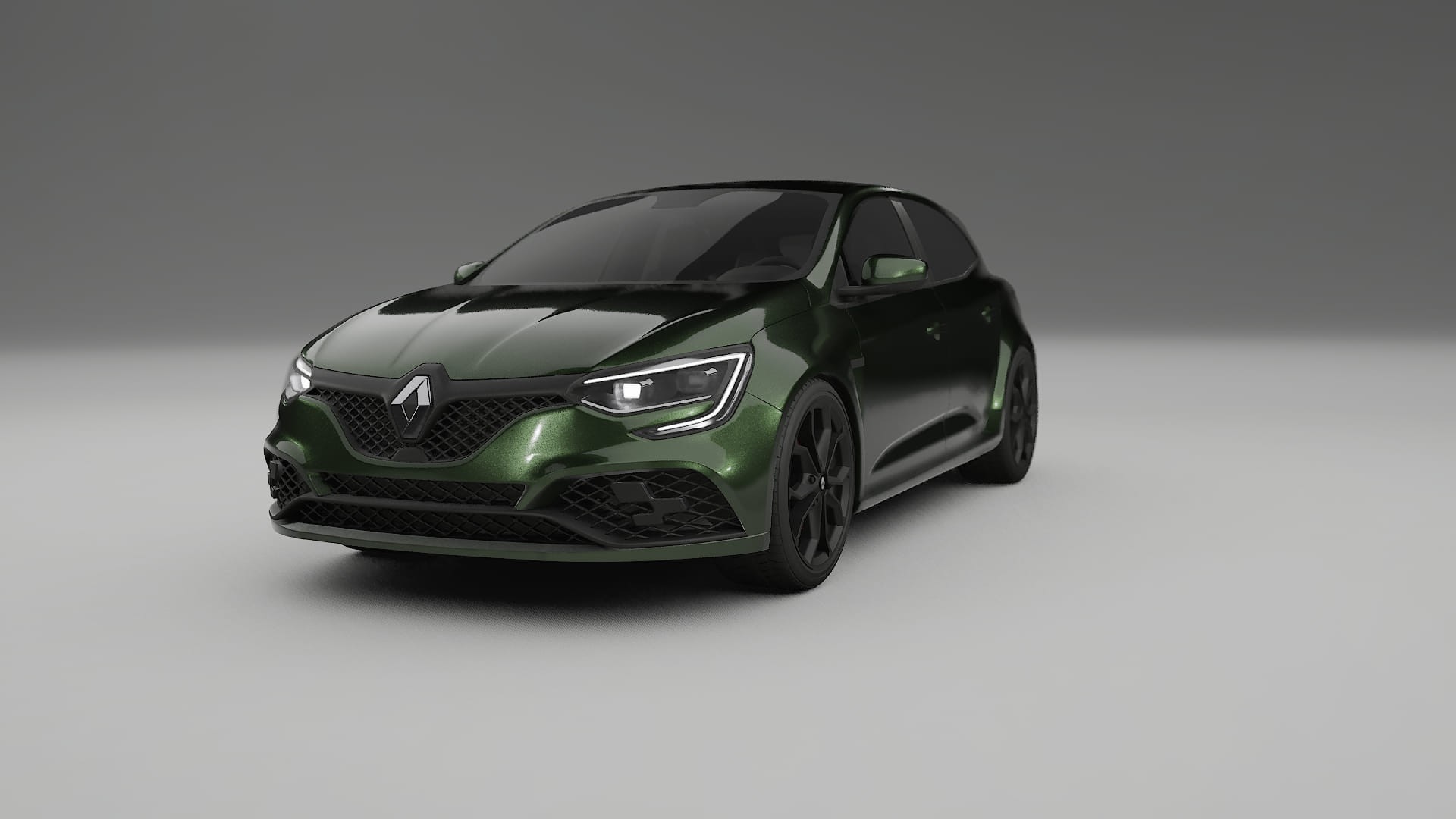 Renault Megane RS IV TPU Fényezésvédő Fólia | LAGOON Színváltós PPF – Teljesen Elővágott Készlet