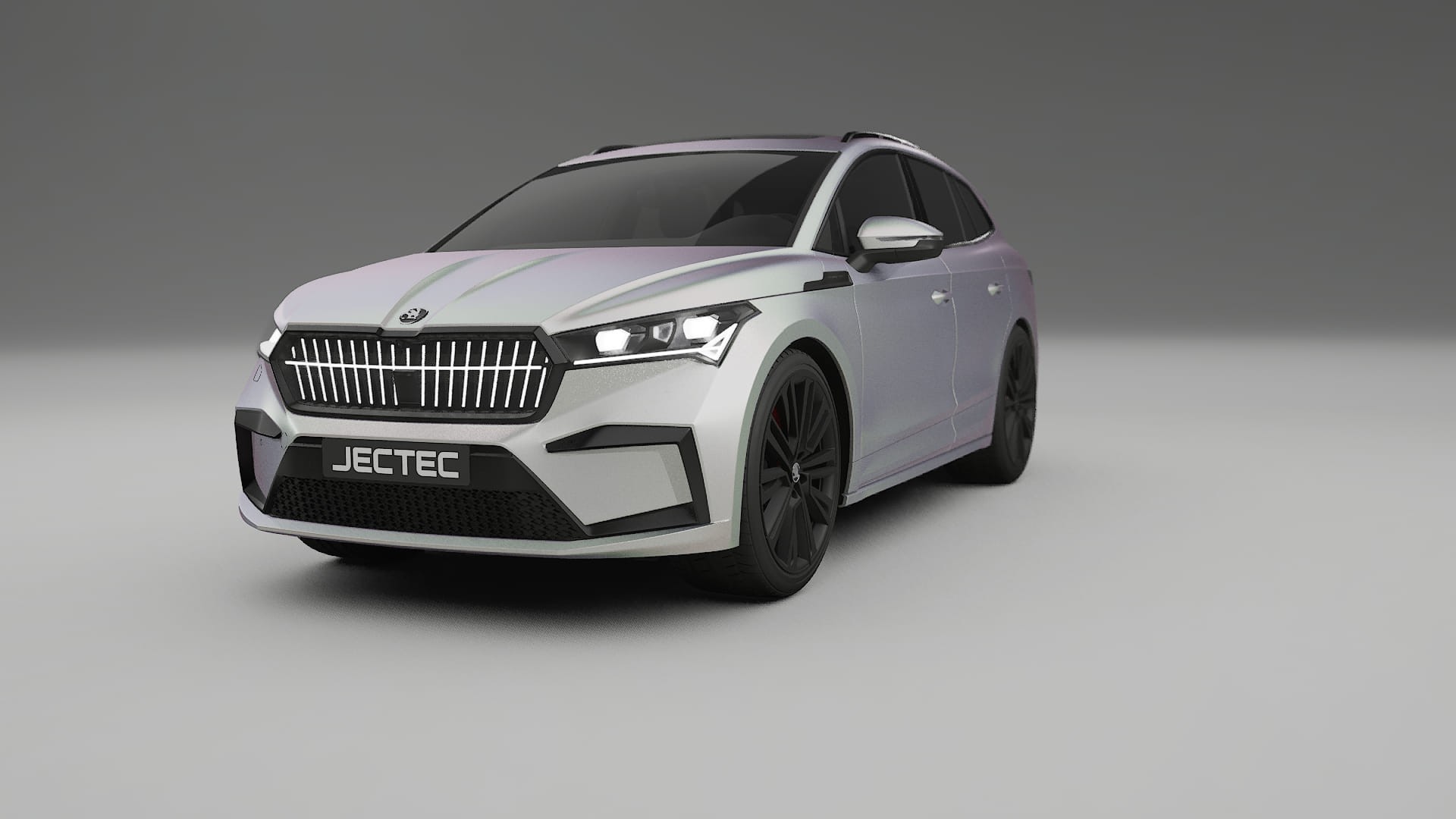 Škoda Enyaq MEB TPU Fényezésvédő Fólia | NEBULA Színváltós PPF – Teljesen Elővágott Készlet