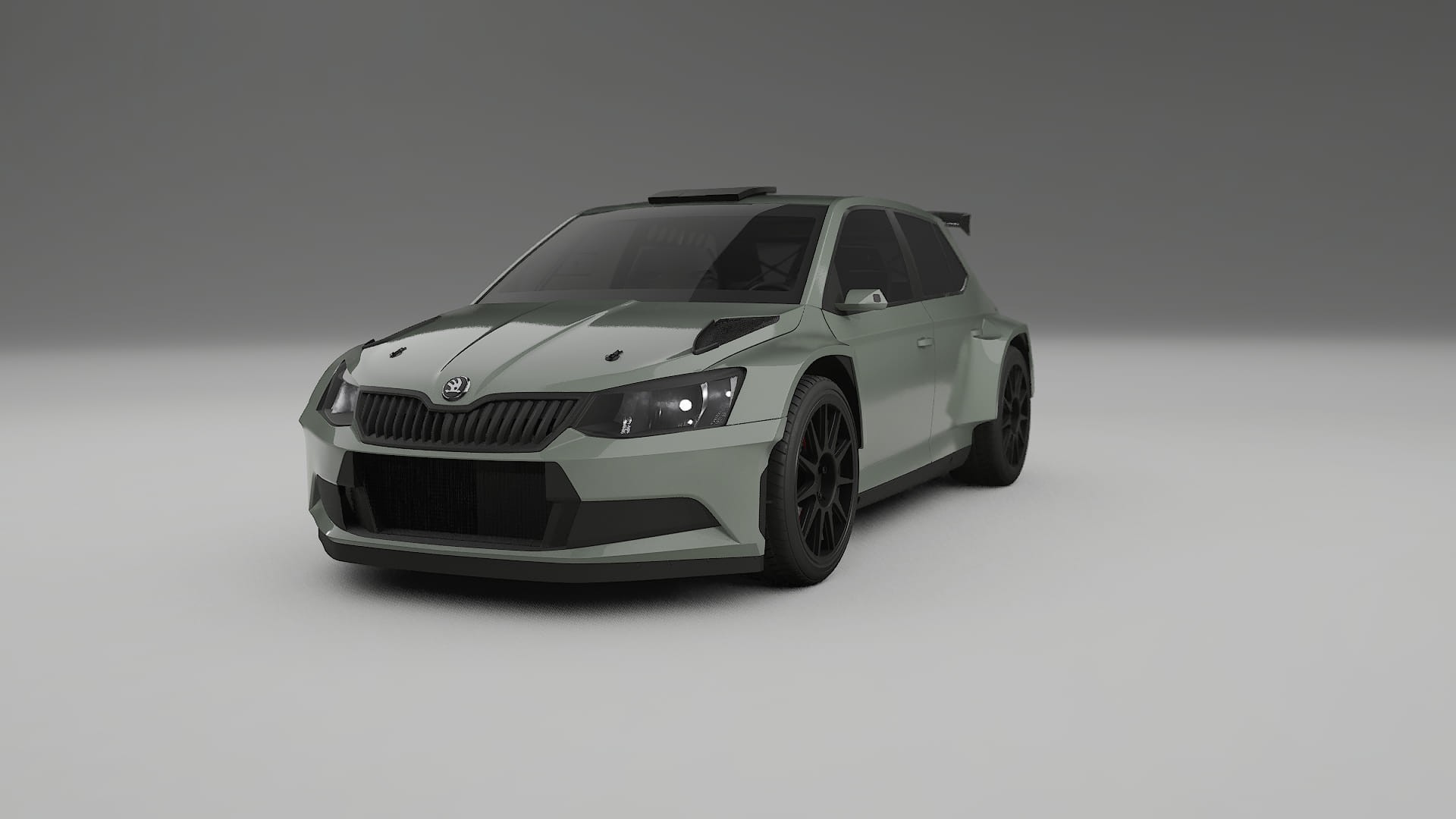 Škoda Fabia R5 6V TPU Fényezésvédő Fólia | SLATE Színváltós PPF – Teljesen Elővágott Készlet