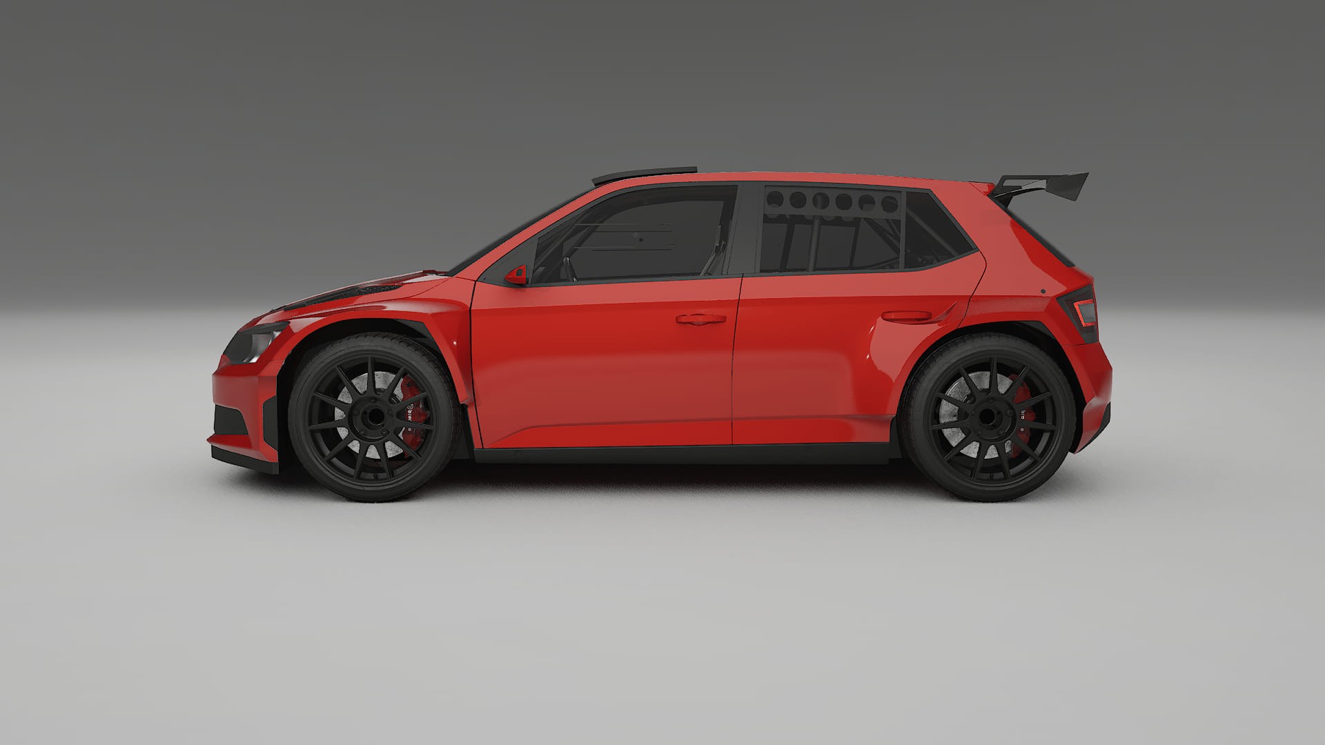 Škoda Fabia R5 6V TPU Fényezésvédő Fólia | BLAZE Színváltós PPF – Teljesen Elővágott Készlet