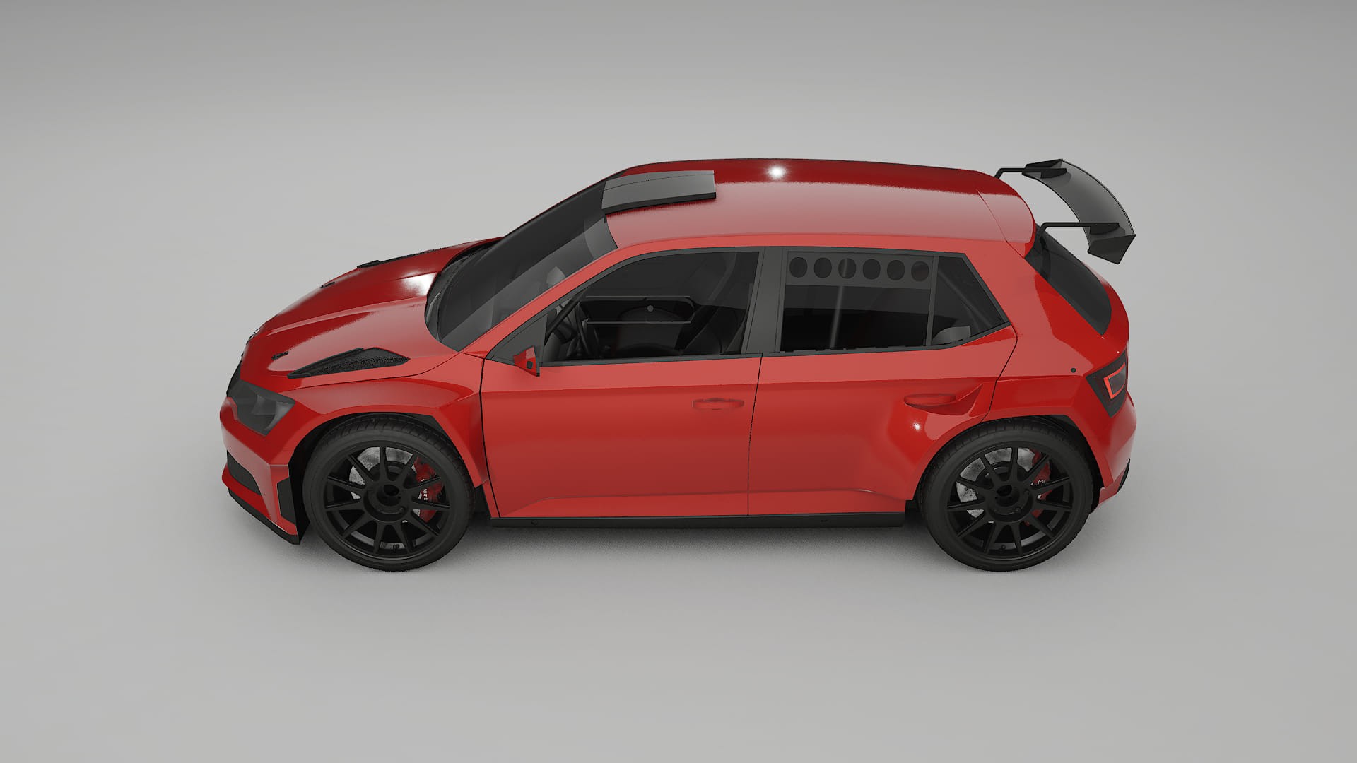 Škoda Fabia R5 6V TPU Fényezésvédő Fólia | BLAZE Színváltós PPF – Teljesen Elővágott Készlet
