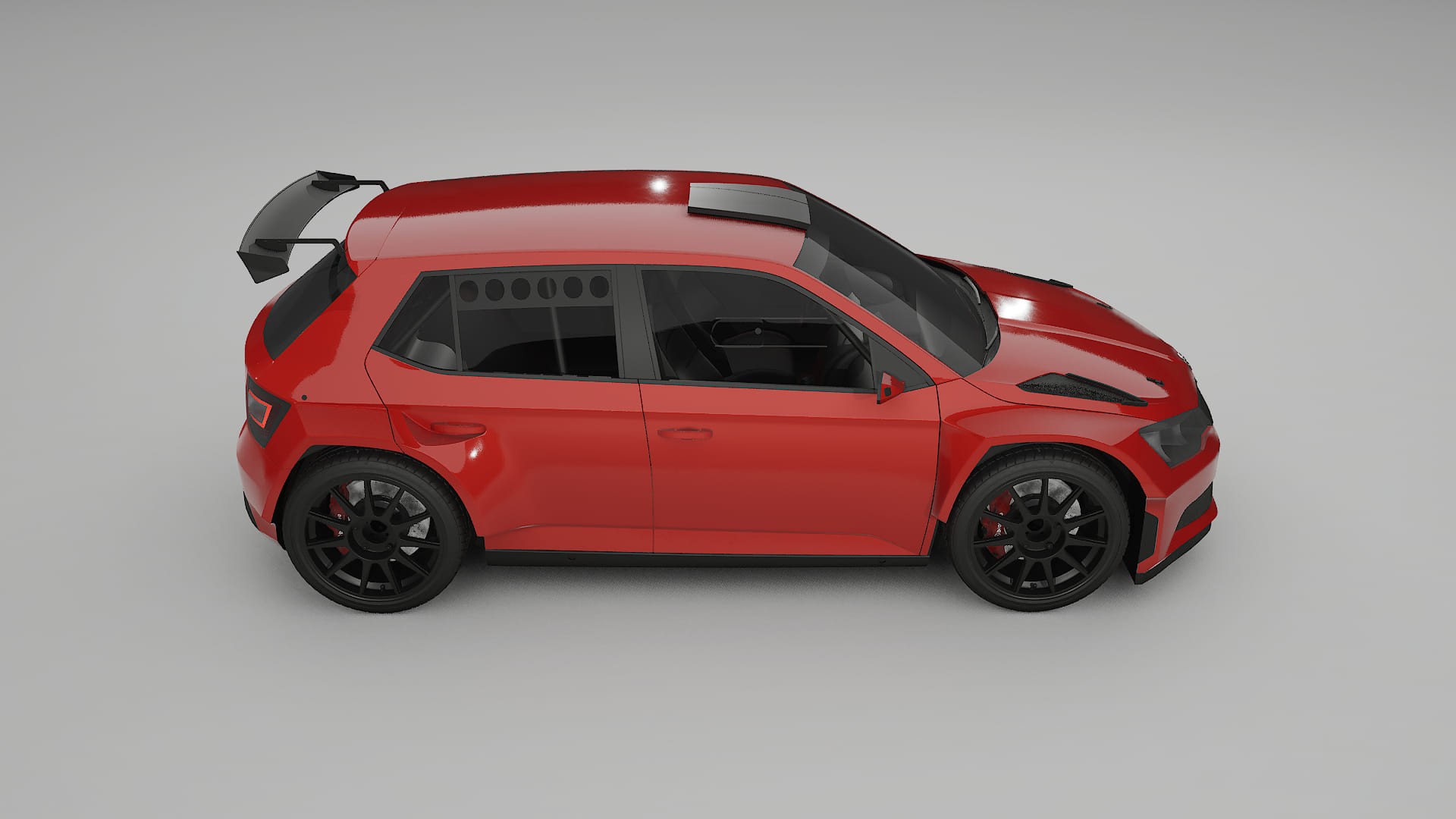 Škoda Fabia R5 6V TPU Fényezésvédő Fólia | BLAZE Színváltós PPF – Teljesen Elővágott Készlet
