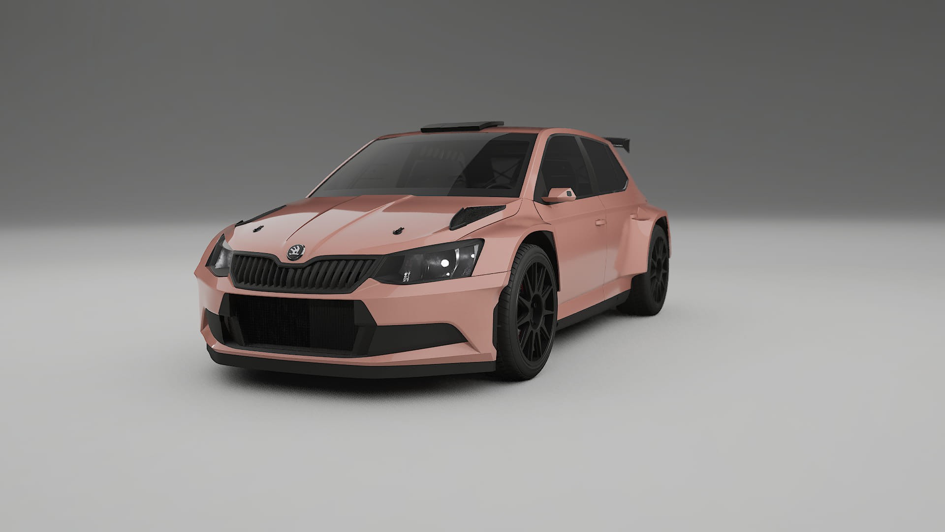 Škoda Fabia R5 6V TPU Fényezésvédő Fólia | BLUSH Színváltós PPF – Teljesen Elővágott Készlet