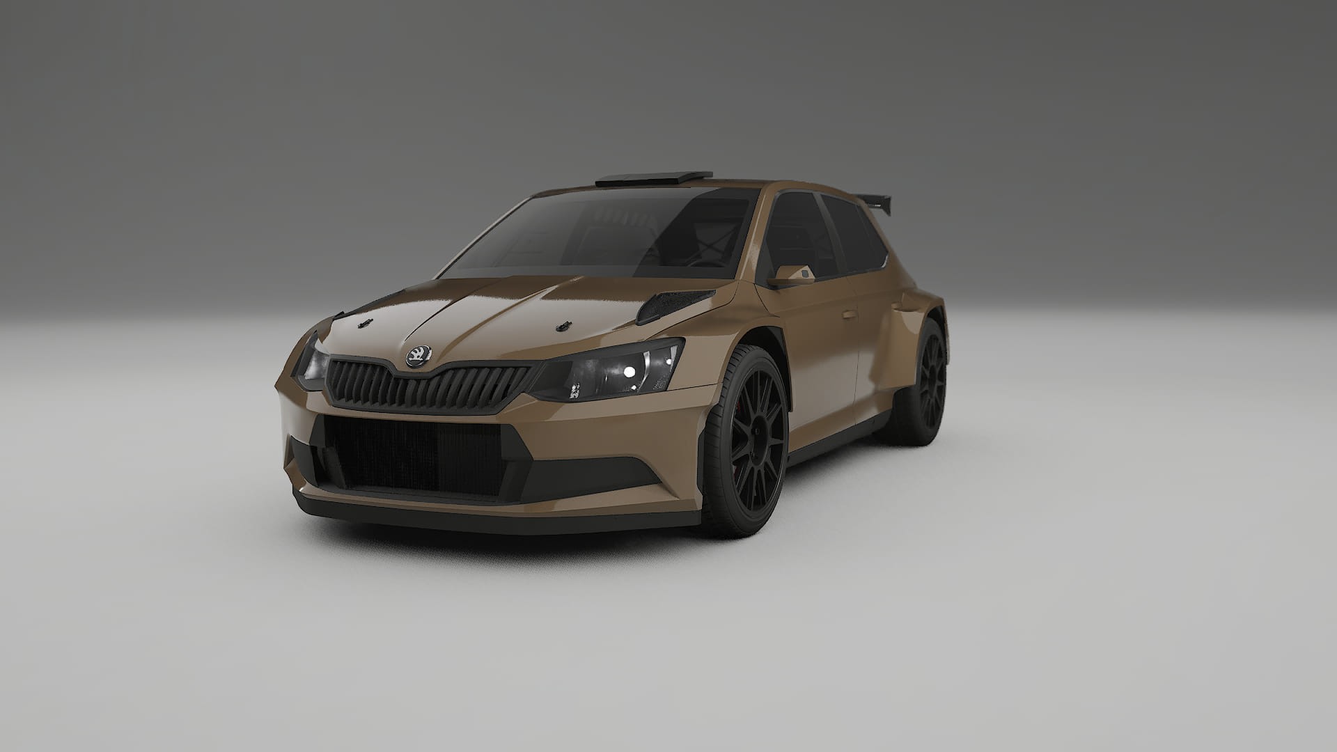 Škoda Fabia R5 6V TPU Fényezésvédő Fólia | SAHARA Színváltós PPF – Teljesen Elővágott Készlet