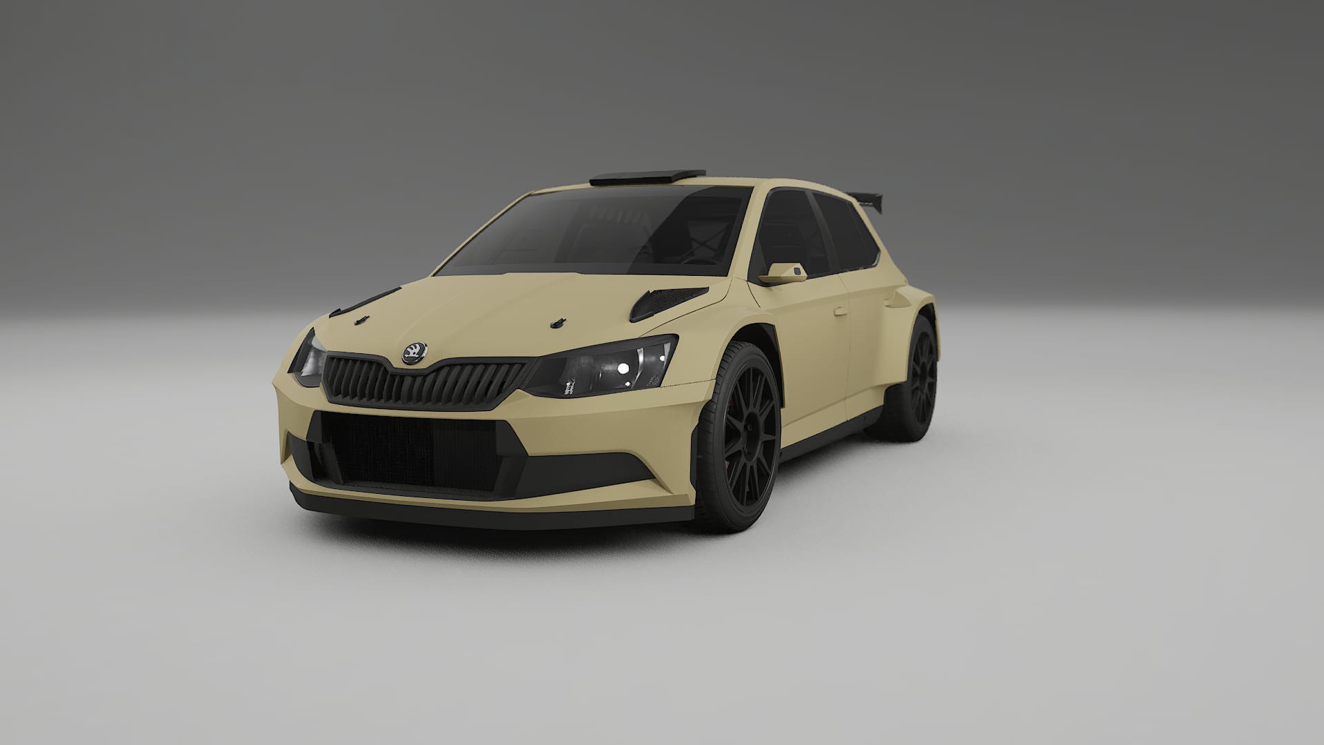 Škoda Fabia R5 6V TPU Fényezésvédő Fólia | SAND Színváltós PPF – Teljesen Elővágott Készlet