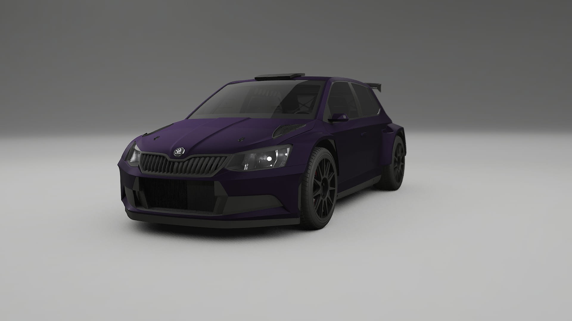 Škoda Fabia R5 6V TPU Fényezésvédő Fólia | VIOLET Színváltós PPF – Teljesen Elővágott Készlet