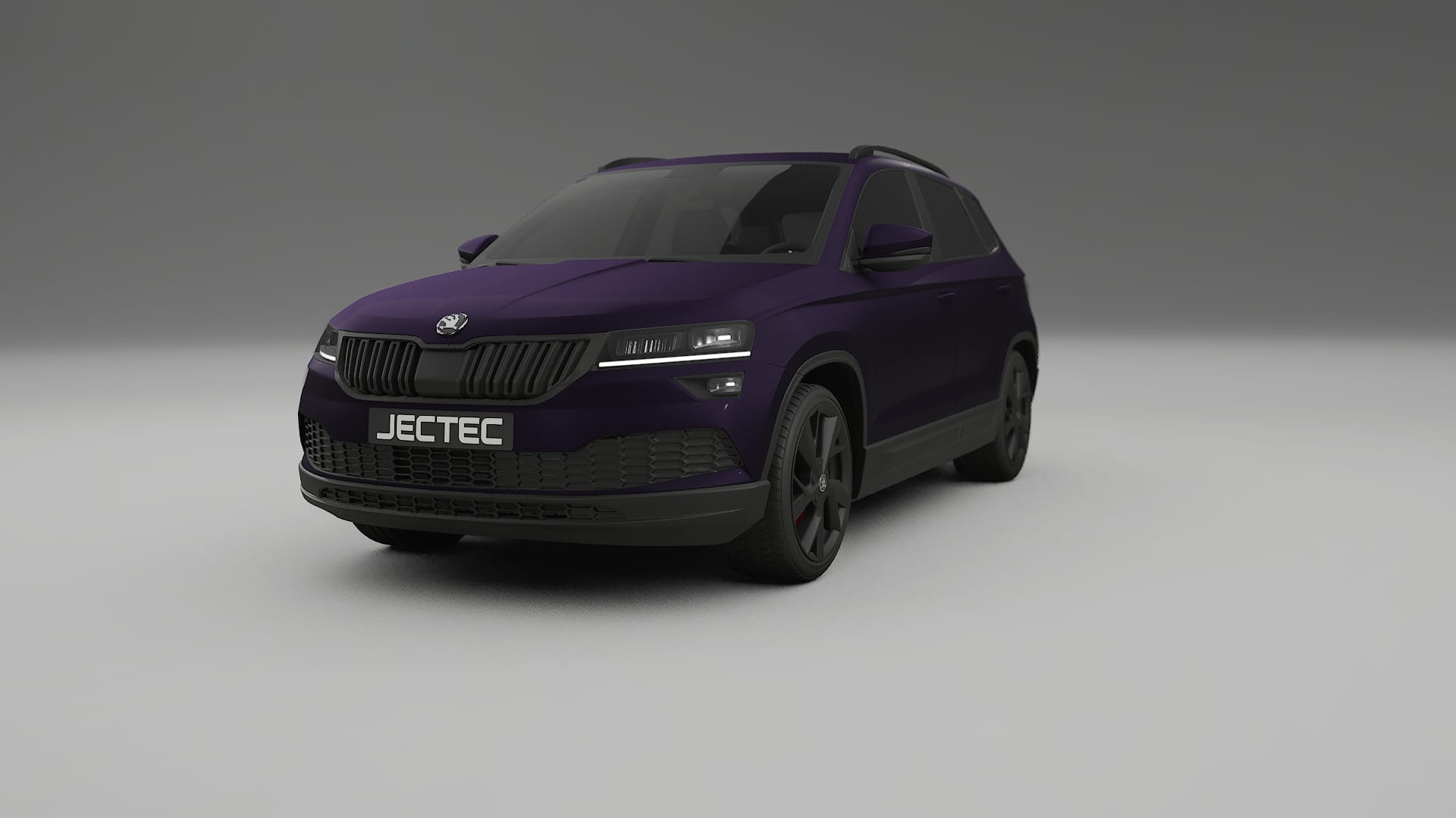 Škoda Karoq NU7 TPU Fényezésvédő Fólia | VIOLET Színváltós PPF – Teljesen Elővágott Készlet