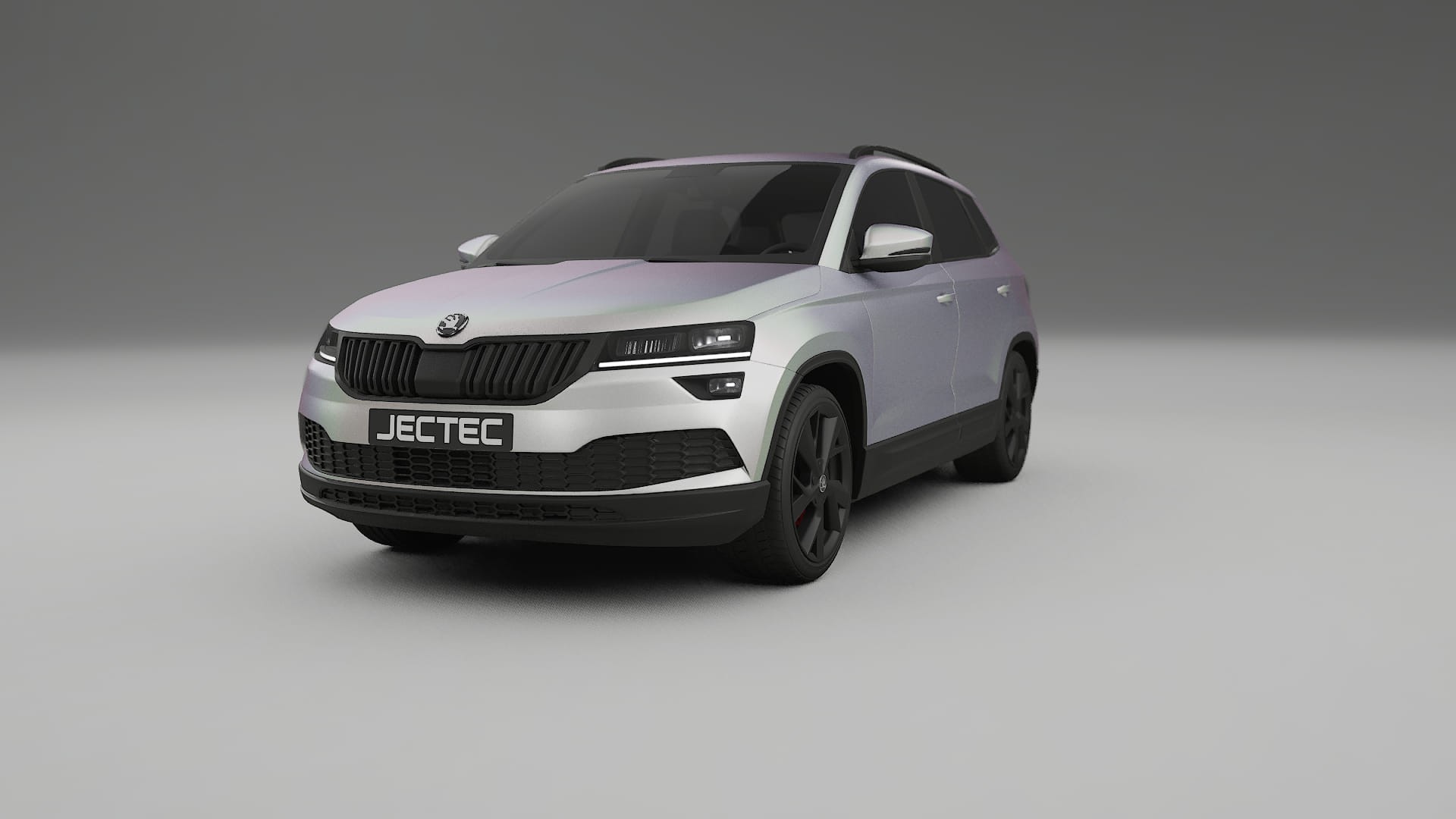 Škoda Karoq NU7 TPU Fényezésvédő Fólia | NEBULA Színváltós PPF – Teljesen Elővágott Készlet