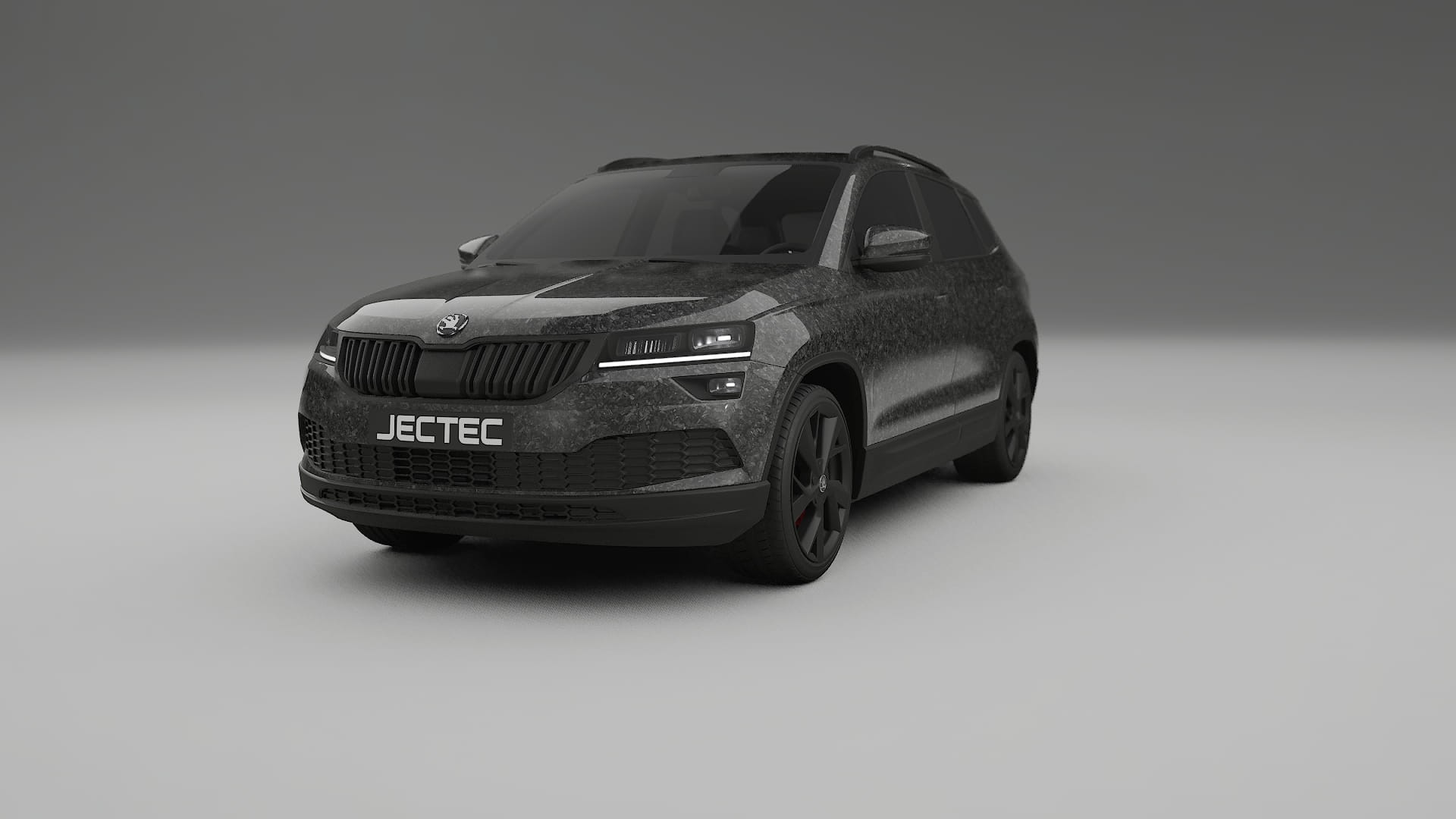 Škoda Karoq NU7 TPU Fényezésvédő Fólia | FORGED S Színváltós PPF – Teljesen Elővágott Készlet 2