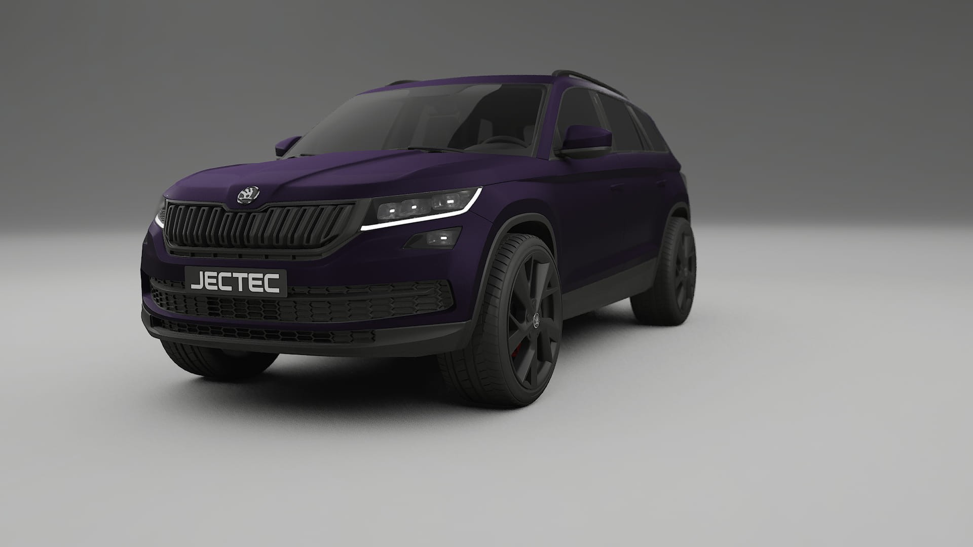 Škoda Kodiaq NS7 TPU Fényezésvédő Fólia | VIOLET Színváltós PPF – Teljesen Elővágott Készlet