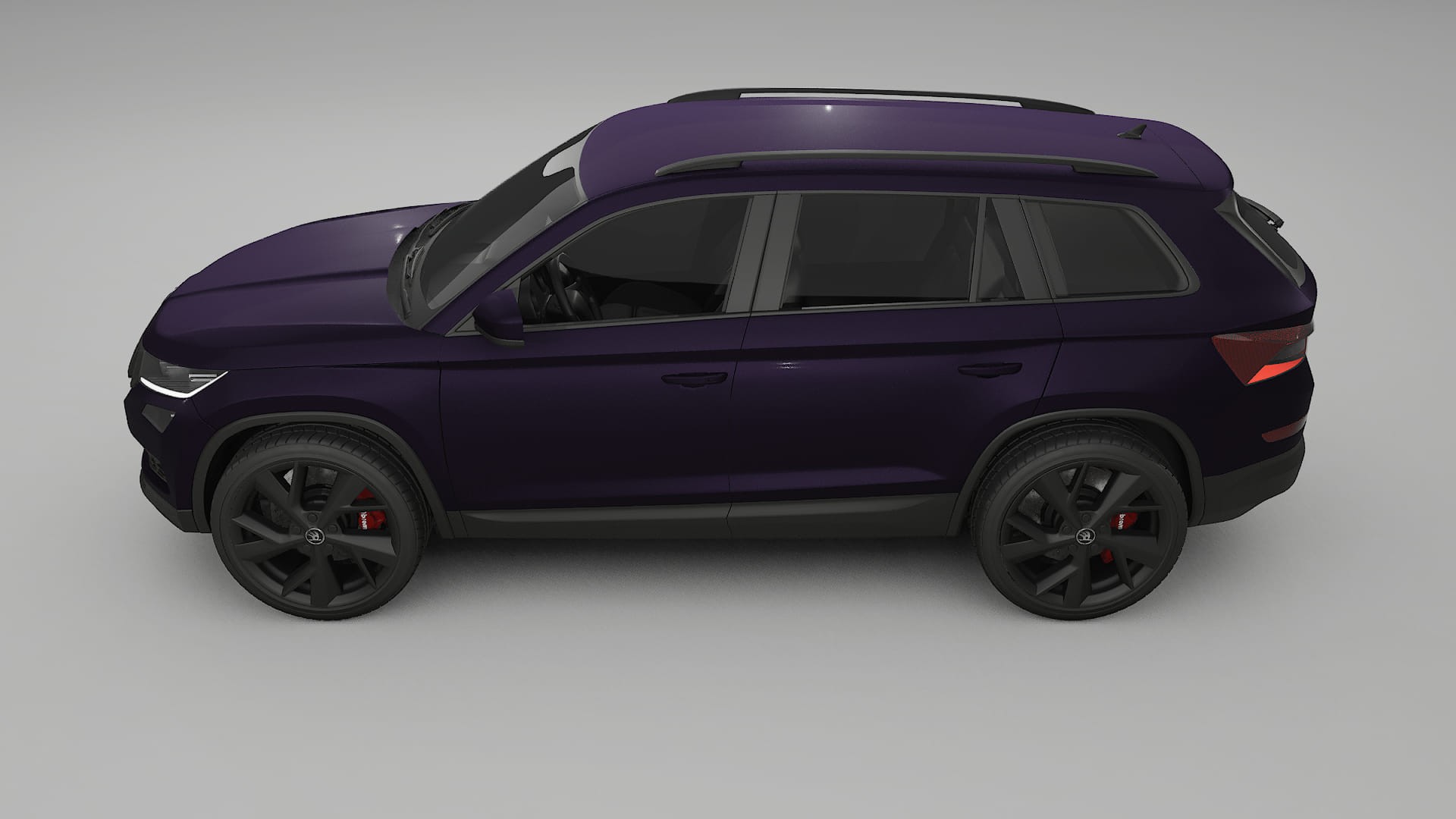 Škoda Kodiaq NS7 TPU Fényezésvédő Fólia | VIOLET Színváltós PPF – Teljesen Elővágott Készlet