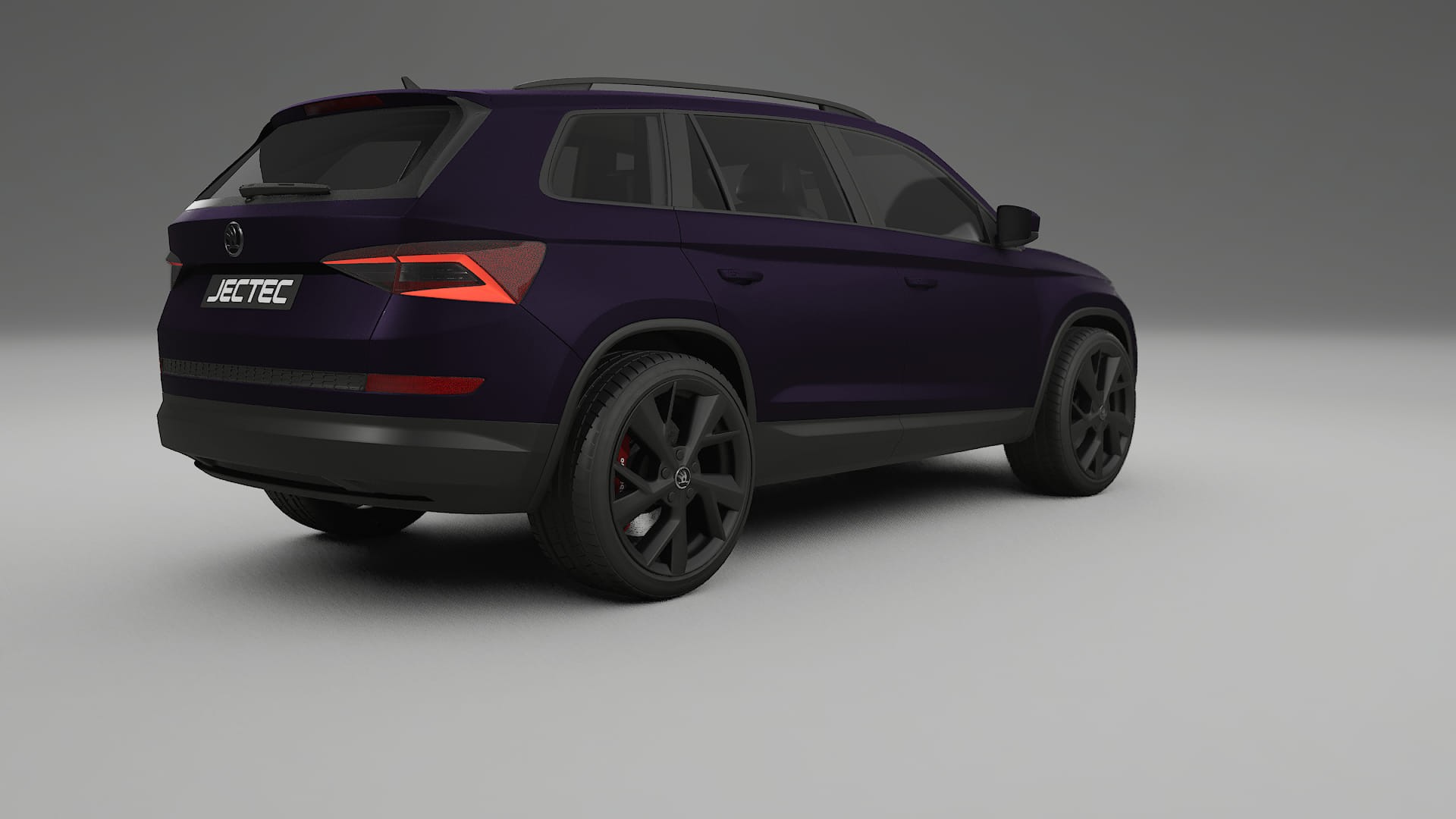 Škoda Kodiaq NS7 TPU Fényezésvédő Fólia | VIOLET Színváltós PPF – Teljesen Elővágott Készlet