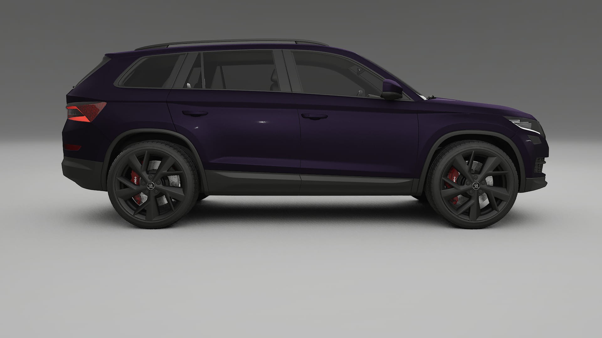 Škoda Kodiaq NS7 TPU Fényezésvédő Fólia | VIOLET Színváltós PPF – Teljesen Elővágott Készlet