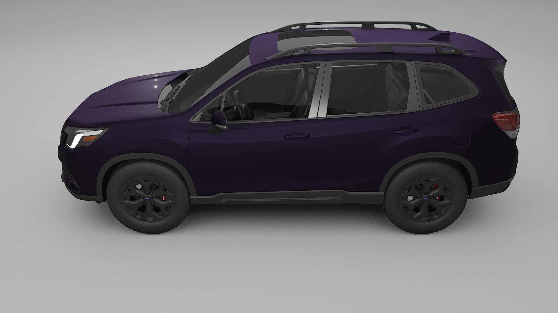 Subaru Forester V SK facelift LCI TPU Fényezésvédő Fólia | VIOLET Színváltós PPF – Teljesen Elővágott Készlet