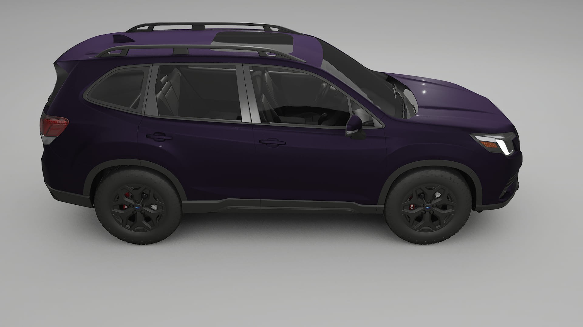 Subaru Forester V SK facelift LCI TPU Fényezésvédő Fólia | VIOLET Színváltós PPF – Teljesen Elővágott Készlet