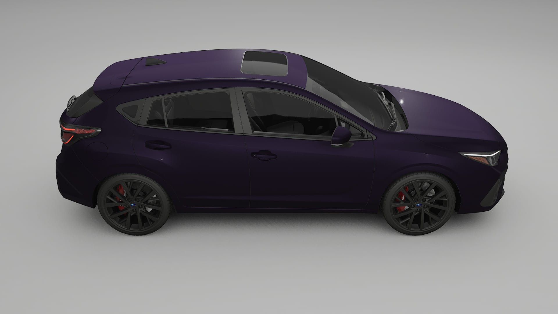 Subaru Impreza GU TPU Fényezésvédő Fólia | VIOLET Színváltós PPF – Teljesen Elővágott Készlet