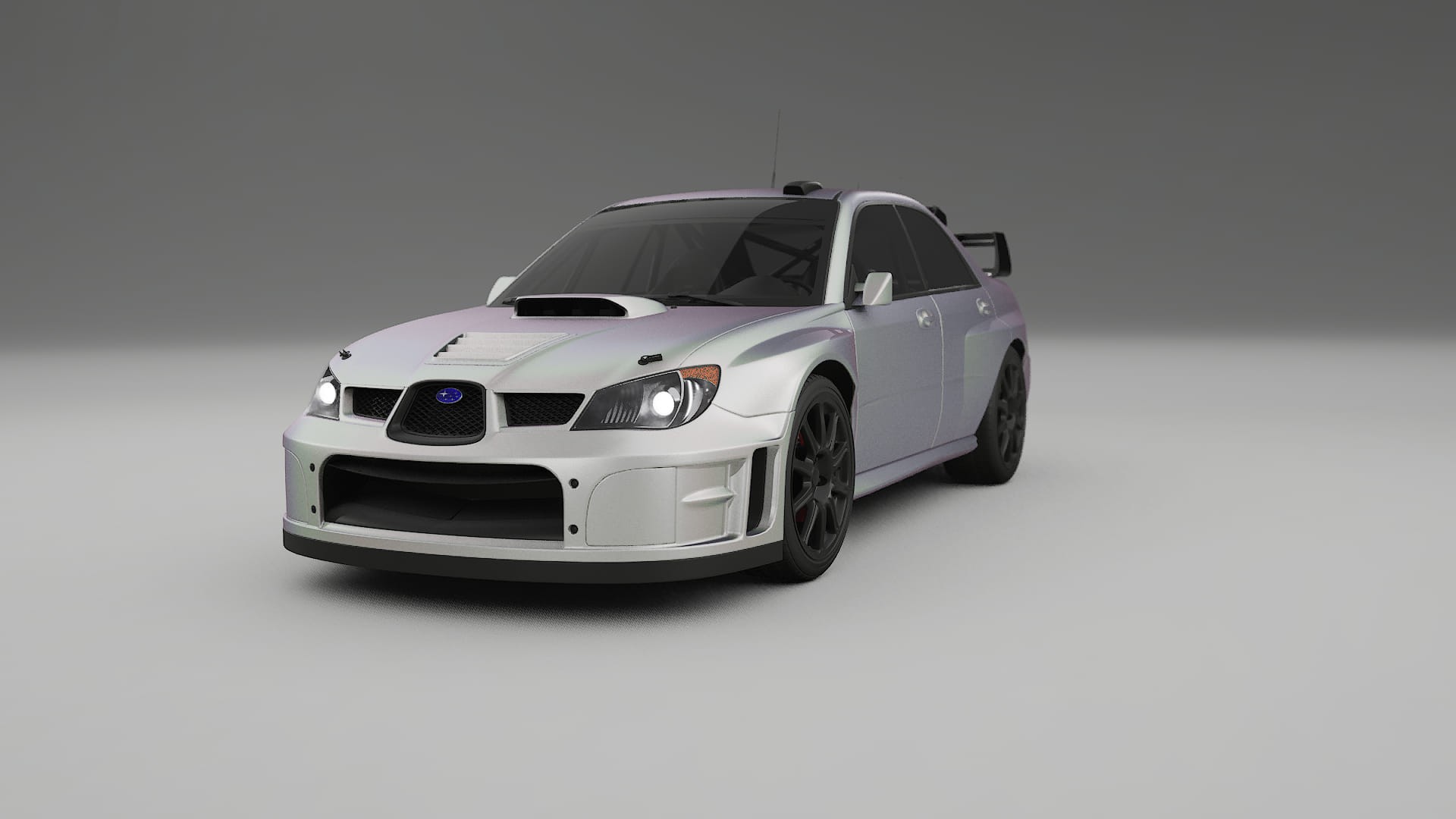 Subaru Impreza WRC GD TPU Fényezésvédő Fólia | NEBULA Színváltós PPF – Teljesen Elővágott Készlet