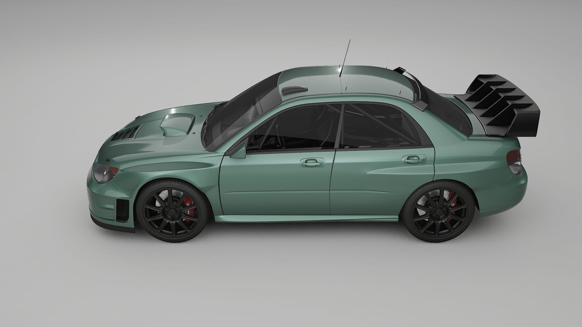 Subaru Impreza WRC GD TPU Fényezésvédő Fólia | EVERGREEN Színváltós PPF – Teljesen Elővágott Készlet