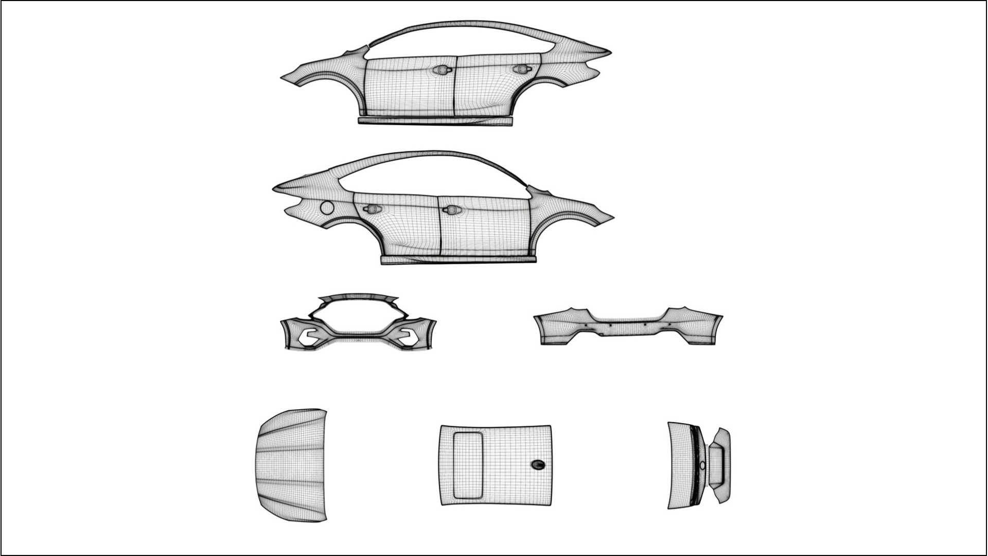 Subaru Legacy BW TPU Fényezésvédő Fólia | OPAL Színváltós PPF – Teljesen Elővágott Készlet 2