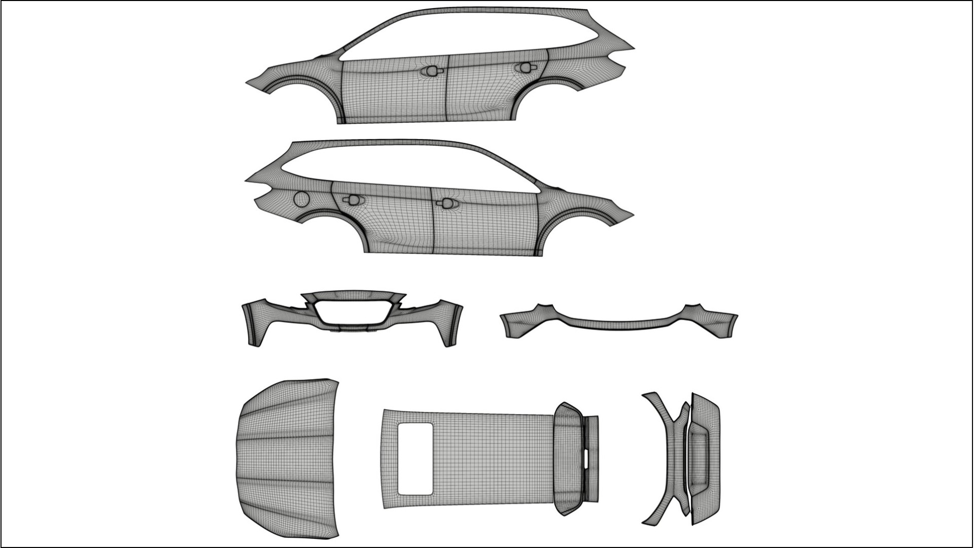 Subaru Outback VI BS prefacelift pre LCI TPU Fényezésvédő Fólia | NEBULA Színváltós PPF – Teljesen Elővágott Készle 2