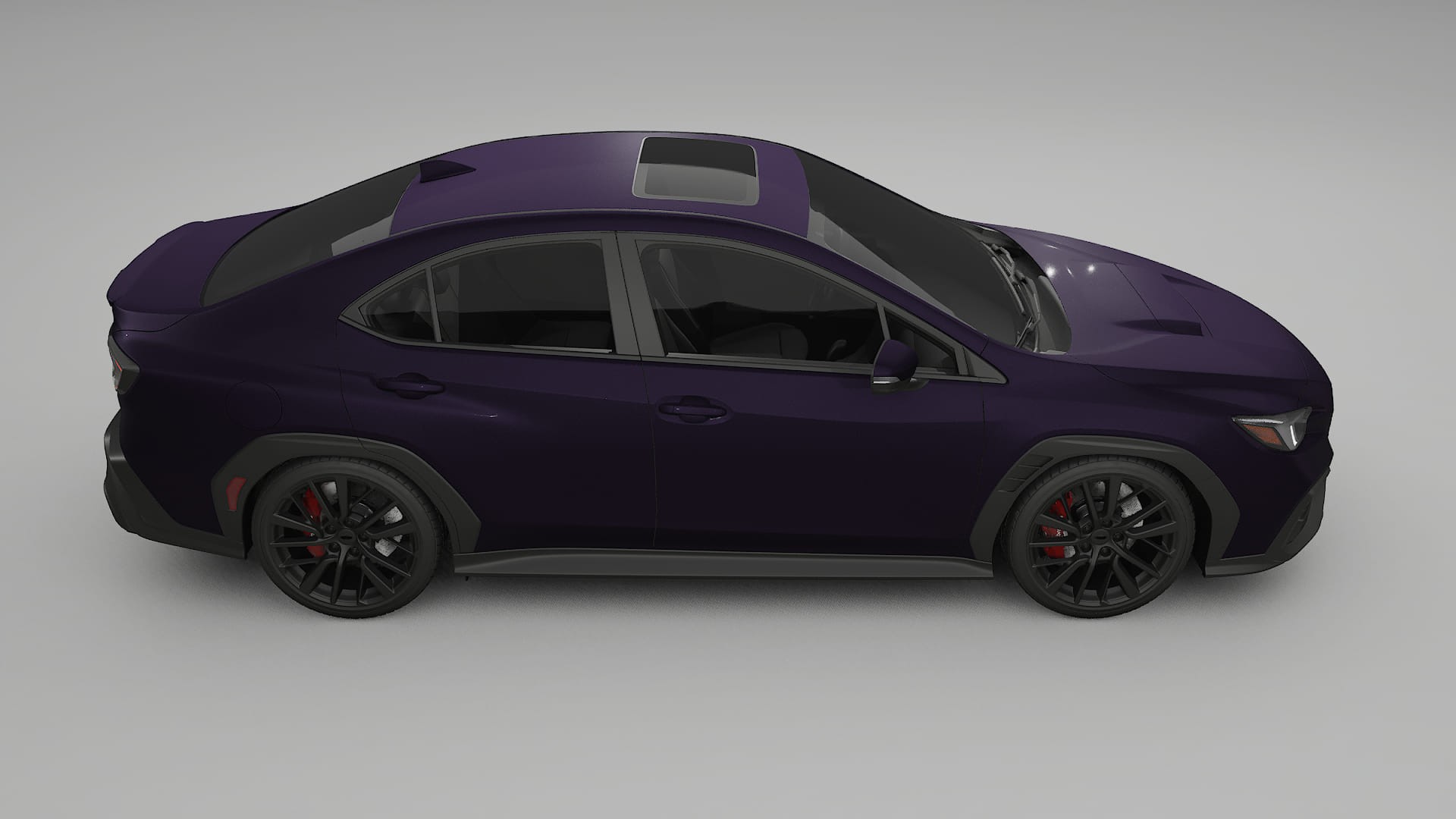 Subaru WRX VB TPU Fényezésvédő Fólia | VIOLET Színváltós PPF – Teljesen Elővágott Készlet