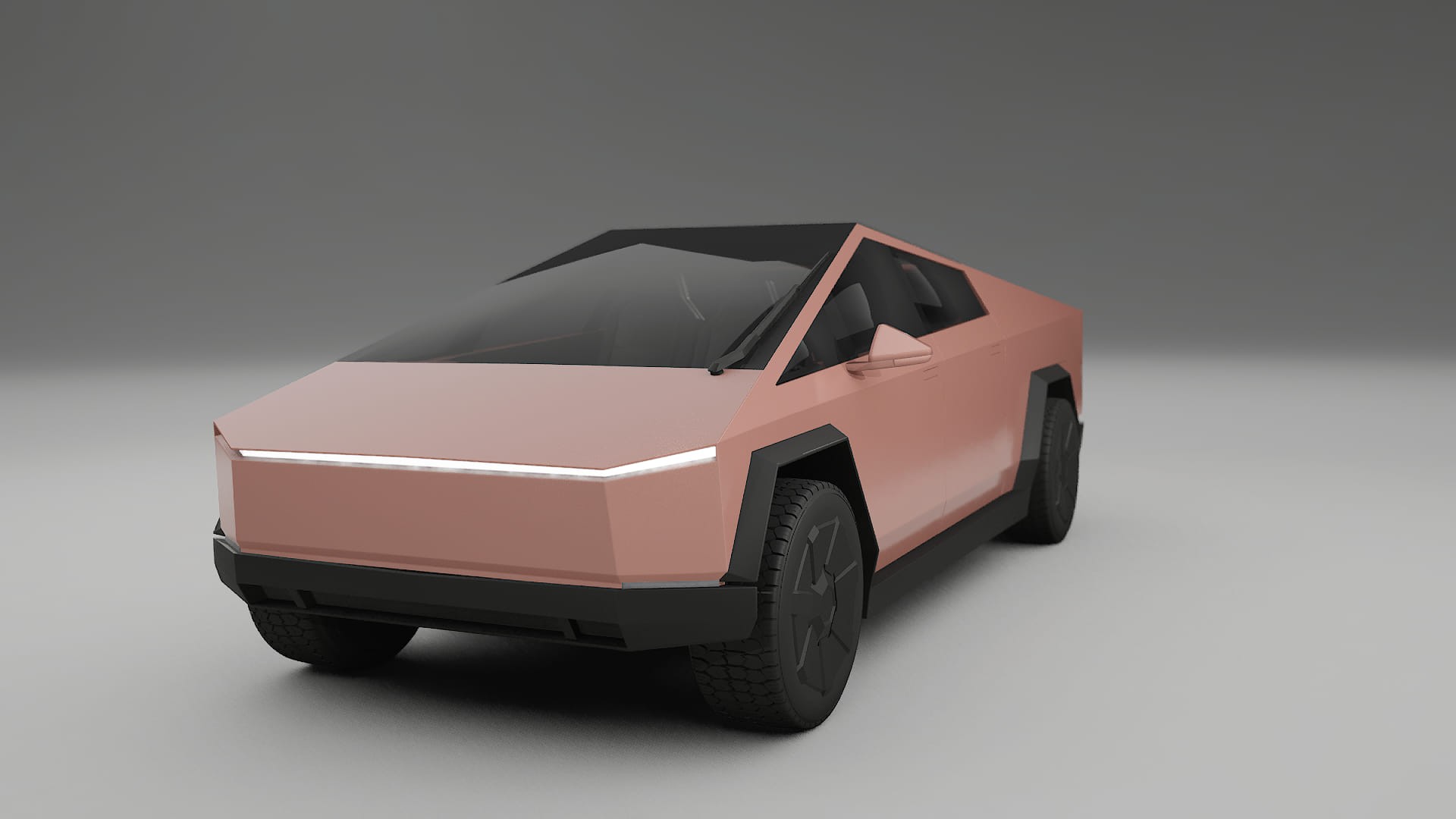 Tesla Cybertruck TPU Fényezésvédő Fólia | BLUSH Színváltós PPF – Teljesen Elővágott Készlet