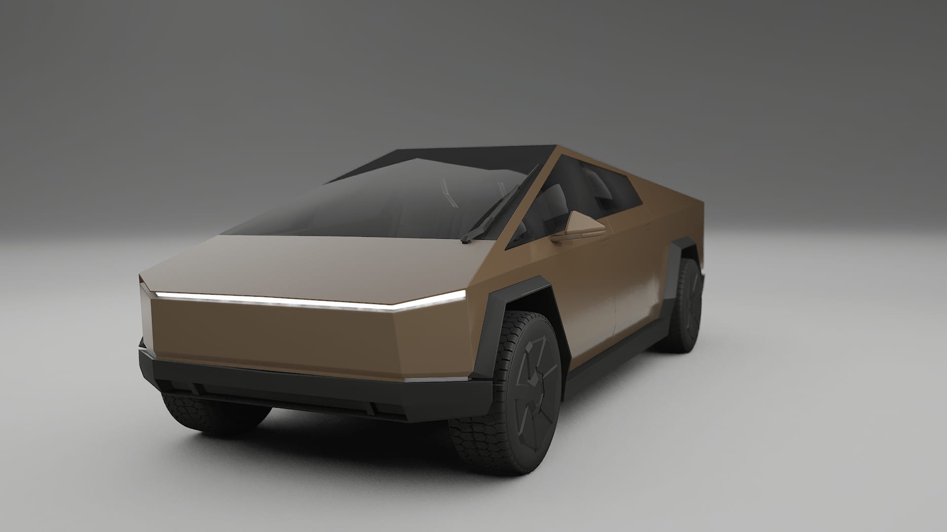 Tesla Cybertruck TPU Fényezésvédő Fólia | SAHARA Színváltós PPF – Teljesen Elővágott Készlet
