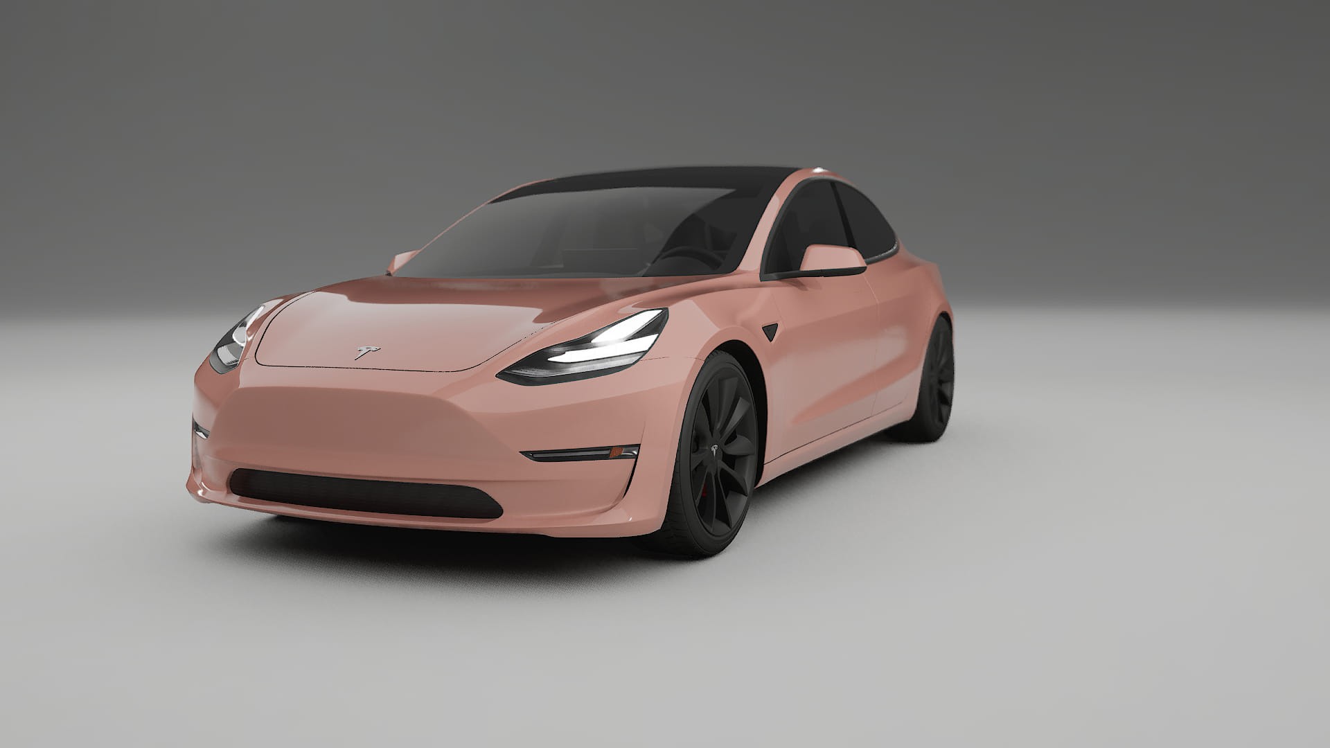 Tesla Model3 TPU Fényezésvédő Fólia | BLUSH Színváltós PPF – Teljesen Elővágott Készlet